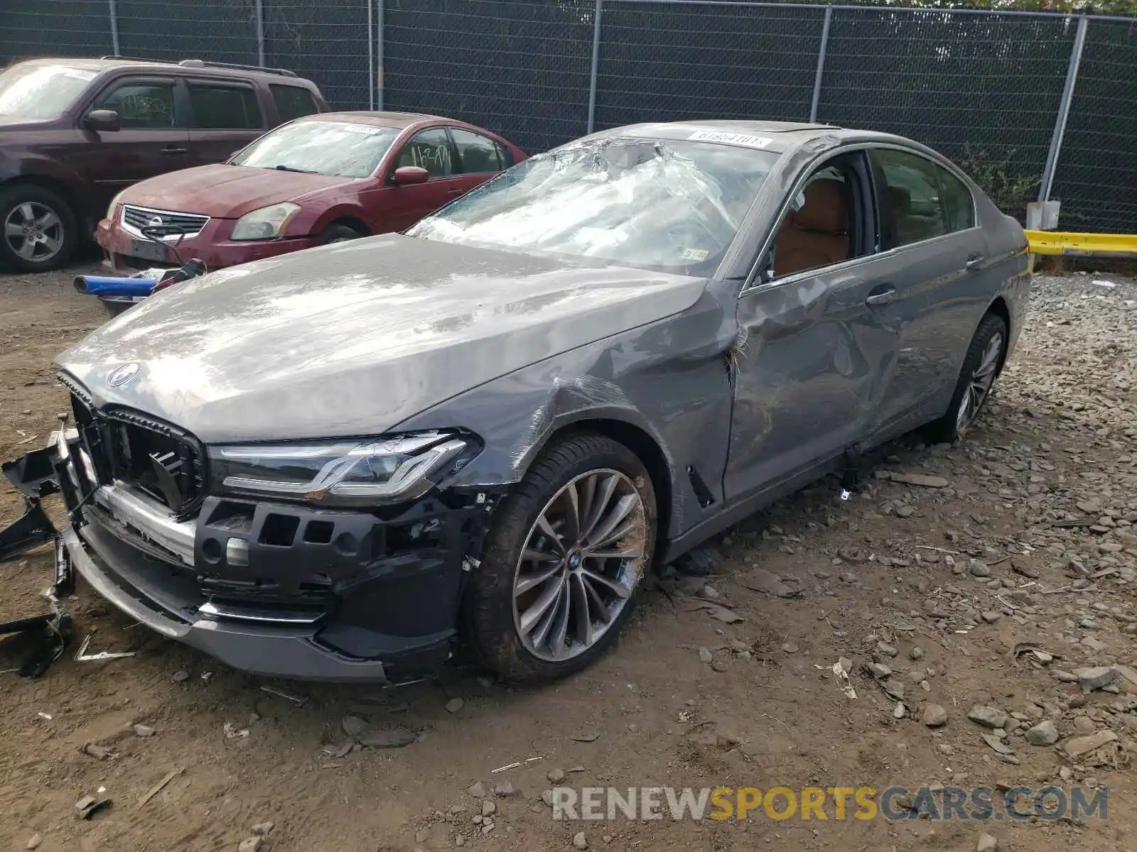 2 Photograph of a damaged car WBA13BJ06MCF04269 BMW 5 SERIES 2021