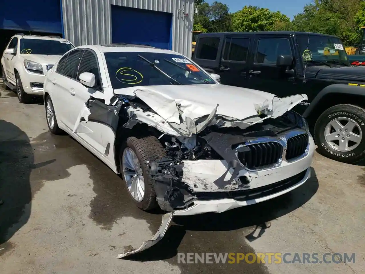 1 Photograph of a damaged car WBA13BJ06MCF77819 BMW 5 SERIES 2021