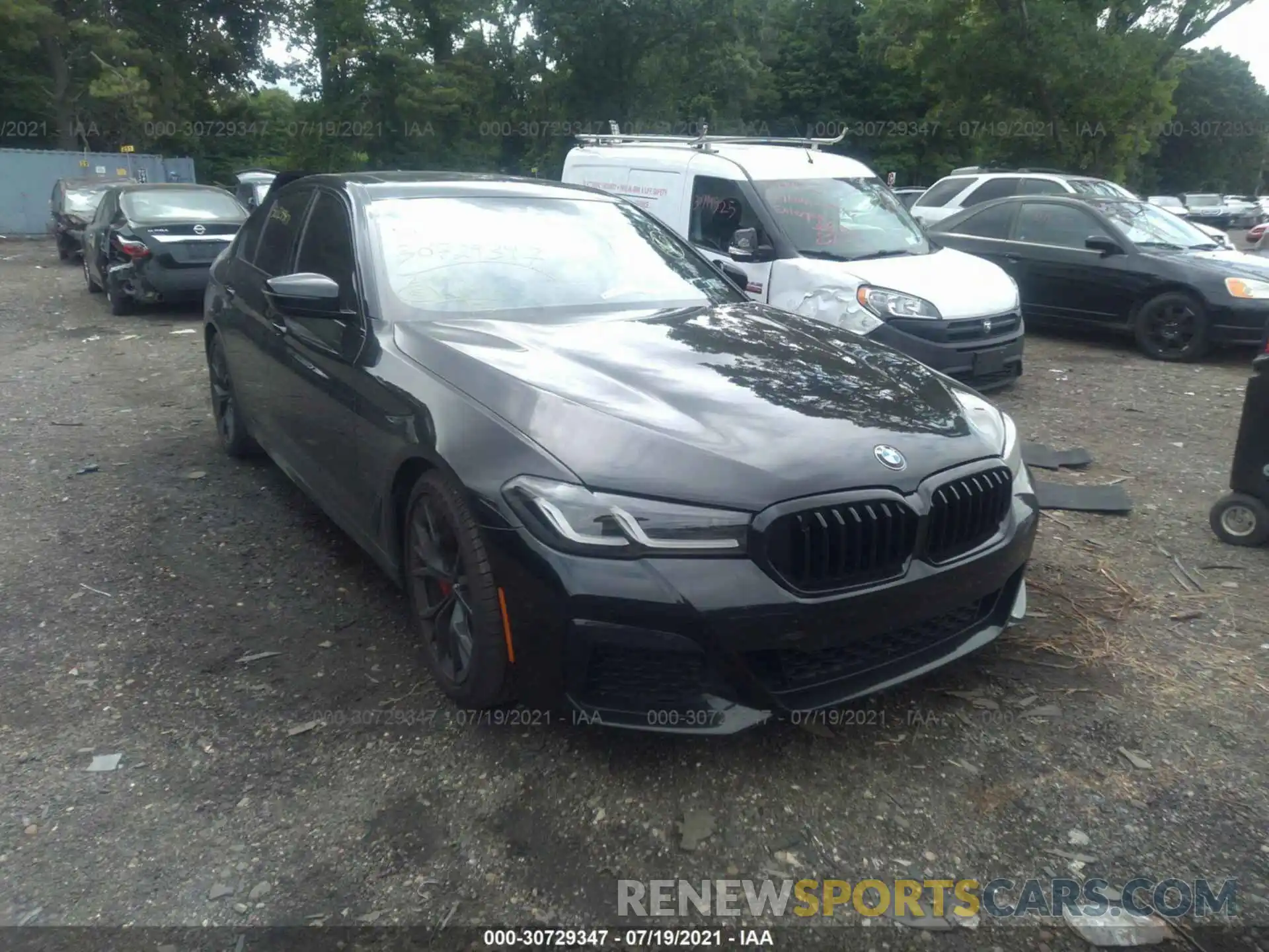 1 Photograph of a damaged car WBA13BJ06MCF79232 BMW 5 SERIES 2021