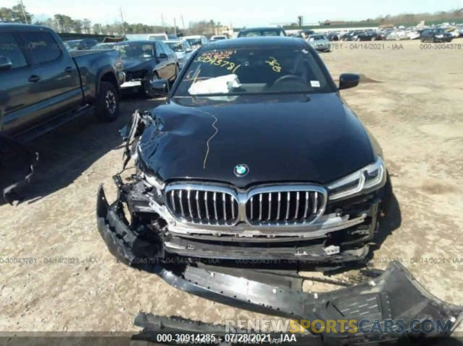 6 Photograph of a damaged car WBA13BJ06MWW98829 BMW 5 SERIES 2021