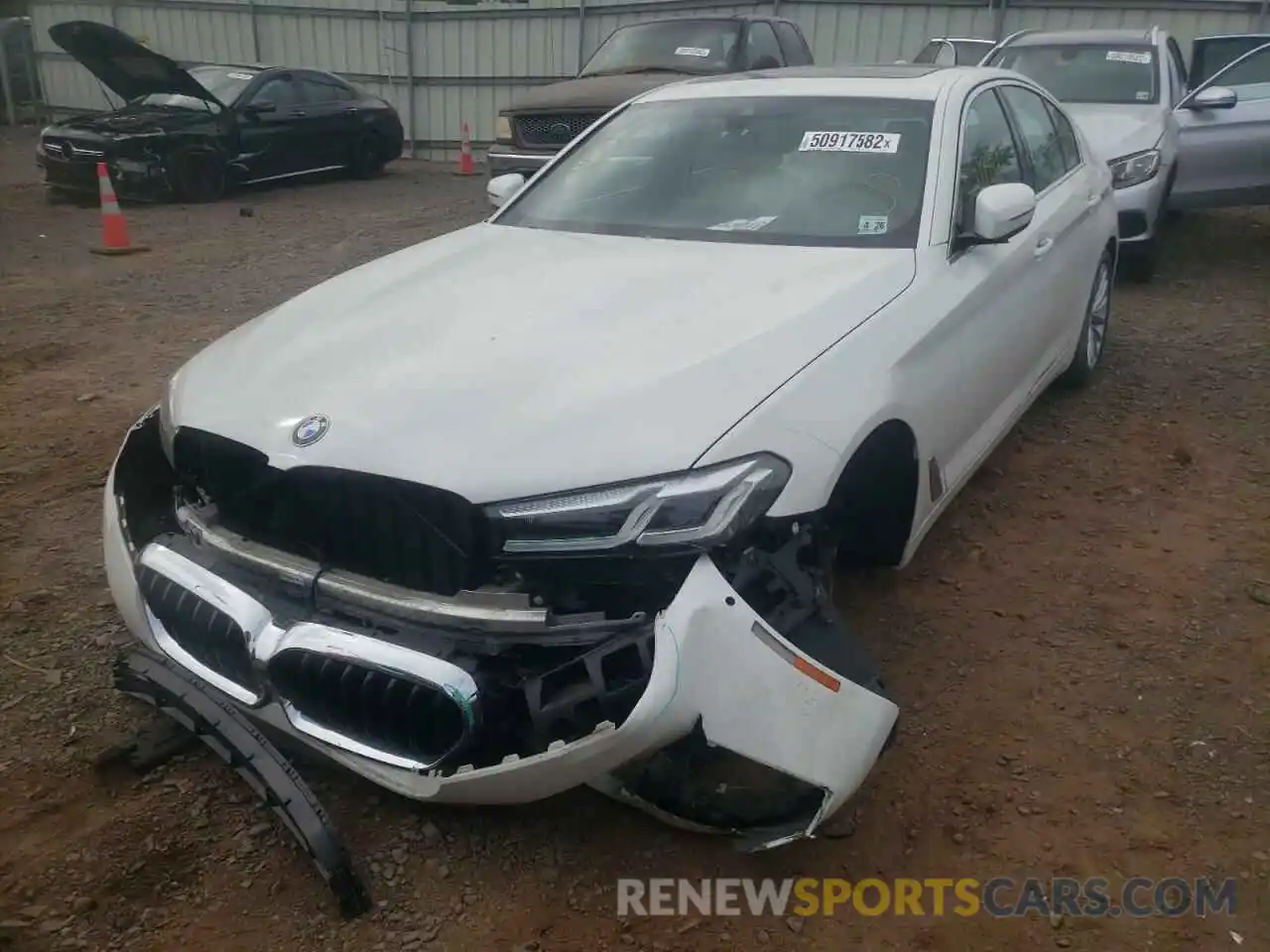 2 Photograph of a damaged car WBA13BJ06MWX14172 BMW 5 SERIES 2021