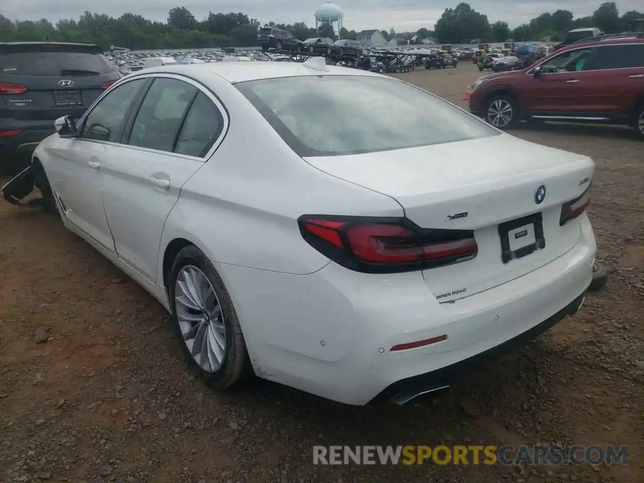 3 Photograph of a damaged car WBA13BJ06MWX14172 BMW 5 SERIES 2021