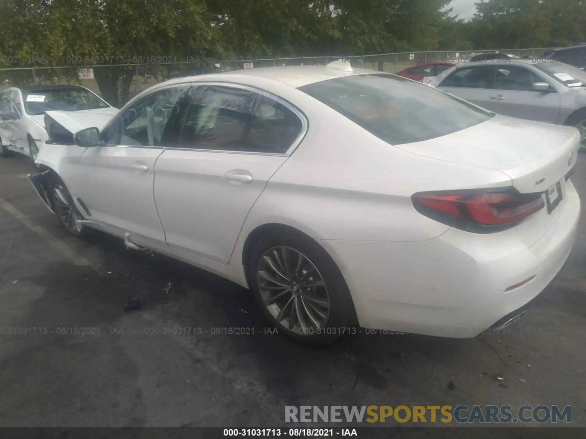 3 Photograph of a damaged car WBA13BJ06MWX28444 BMW 5 SERIES 2021