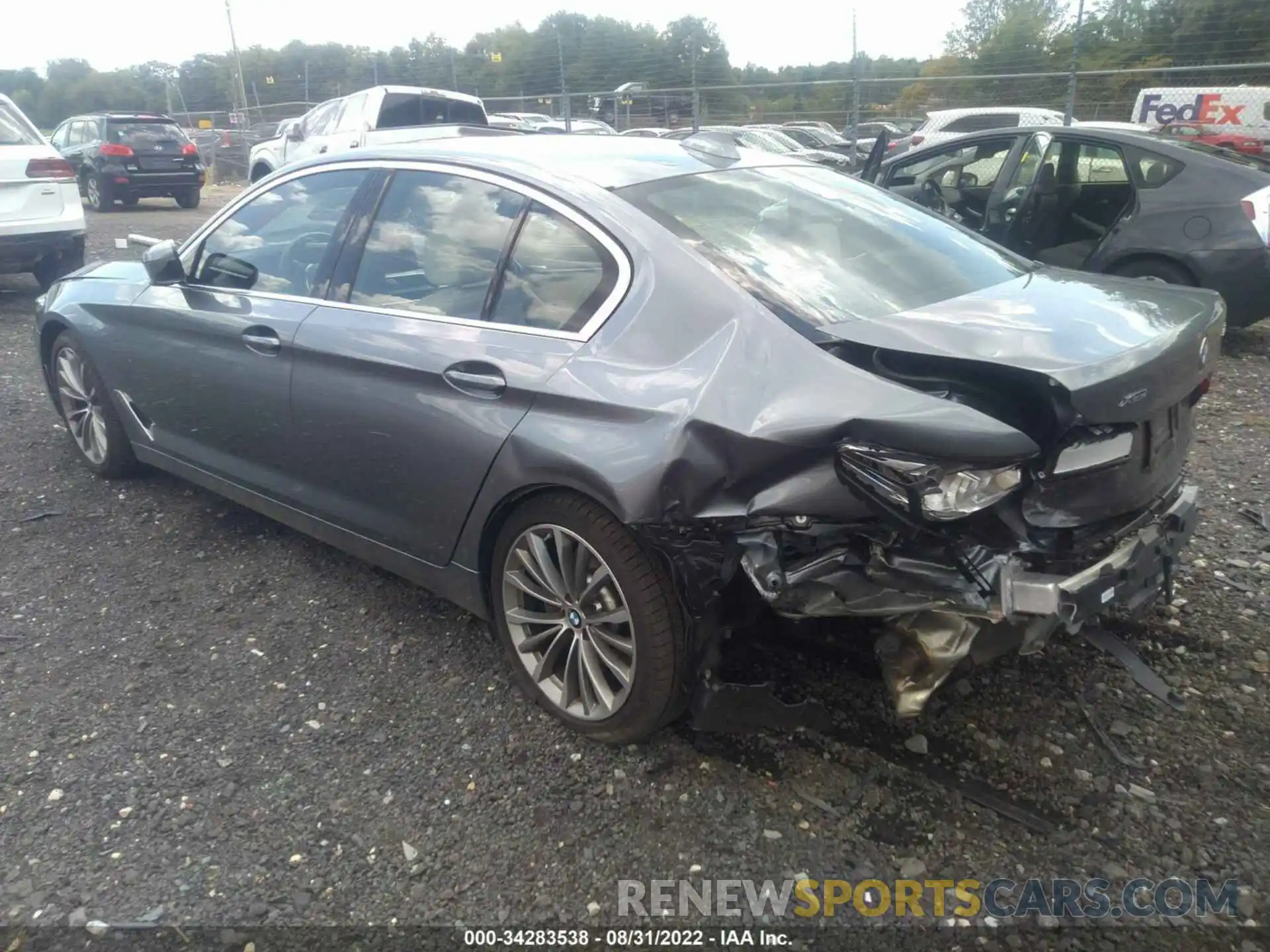 3 Photograph of a damaged car WBA13BJ07MCF33490 BMW 5 SERIES 2021