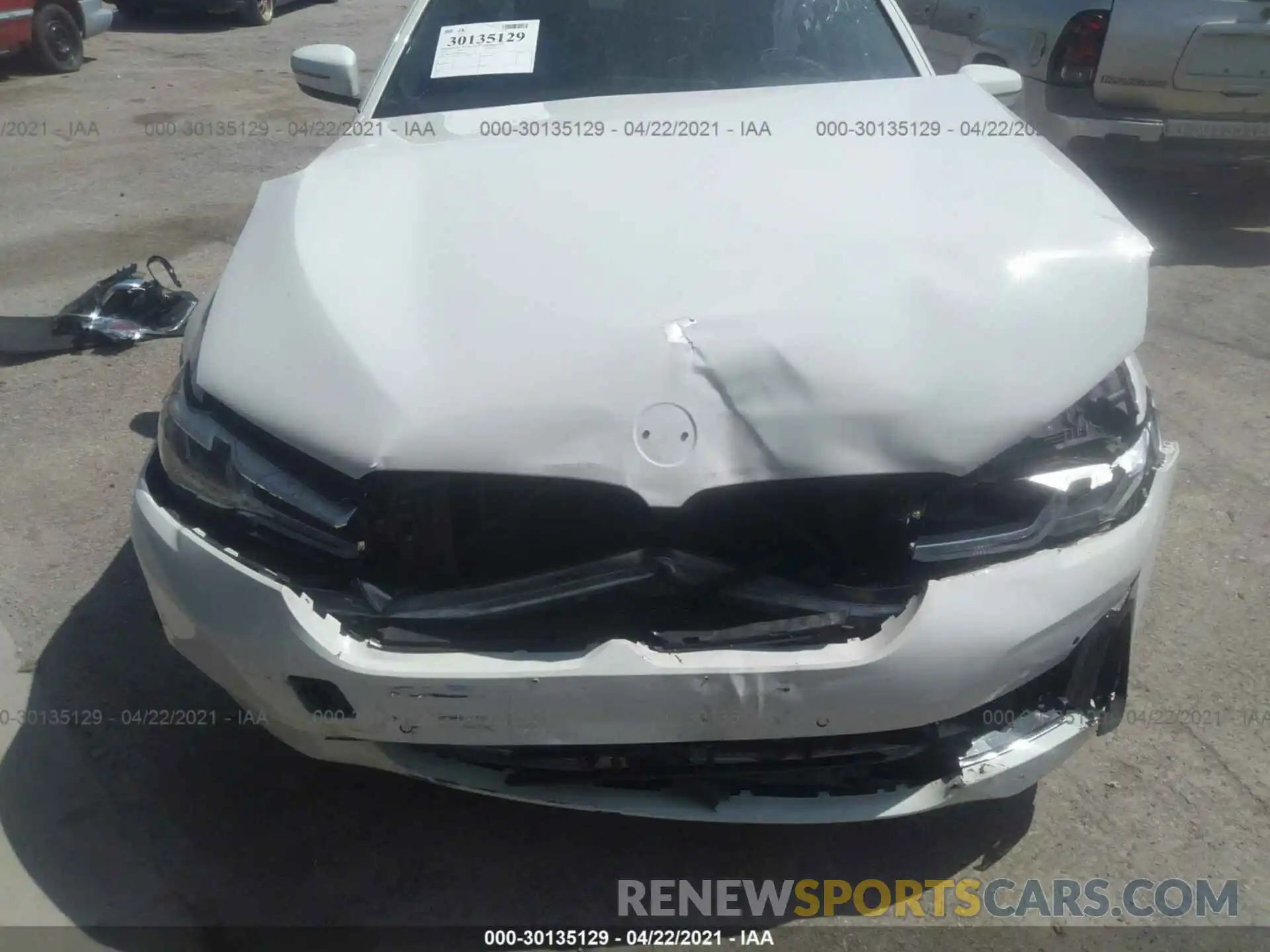 6 Фотография поврежденного автомобиля WBA13BJ07MCF62150 BMW 5 SERIES 2021