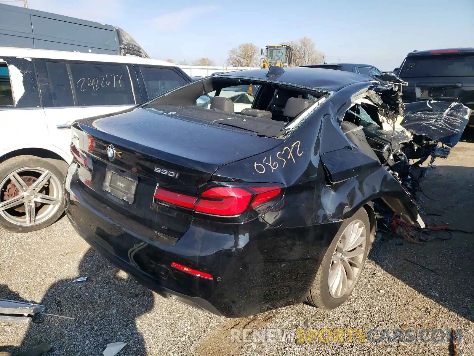 4 Photograph of a damaged car WBA13BJ07MCF89865 BMW 5 SERIES 2021