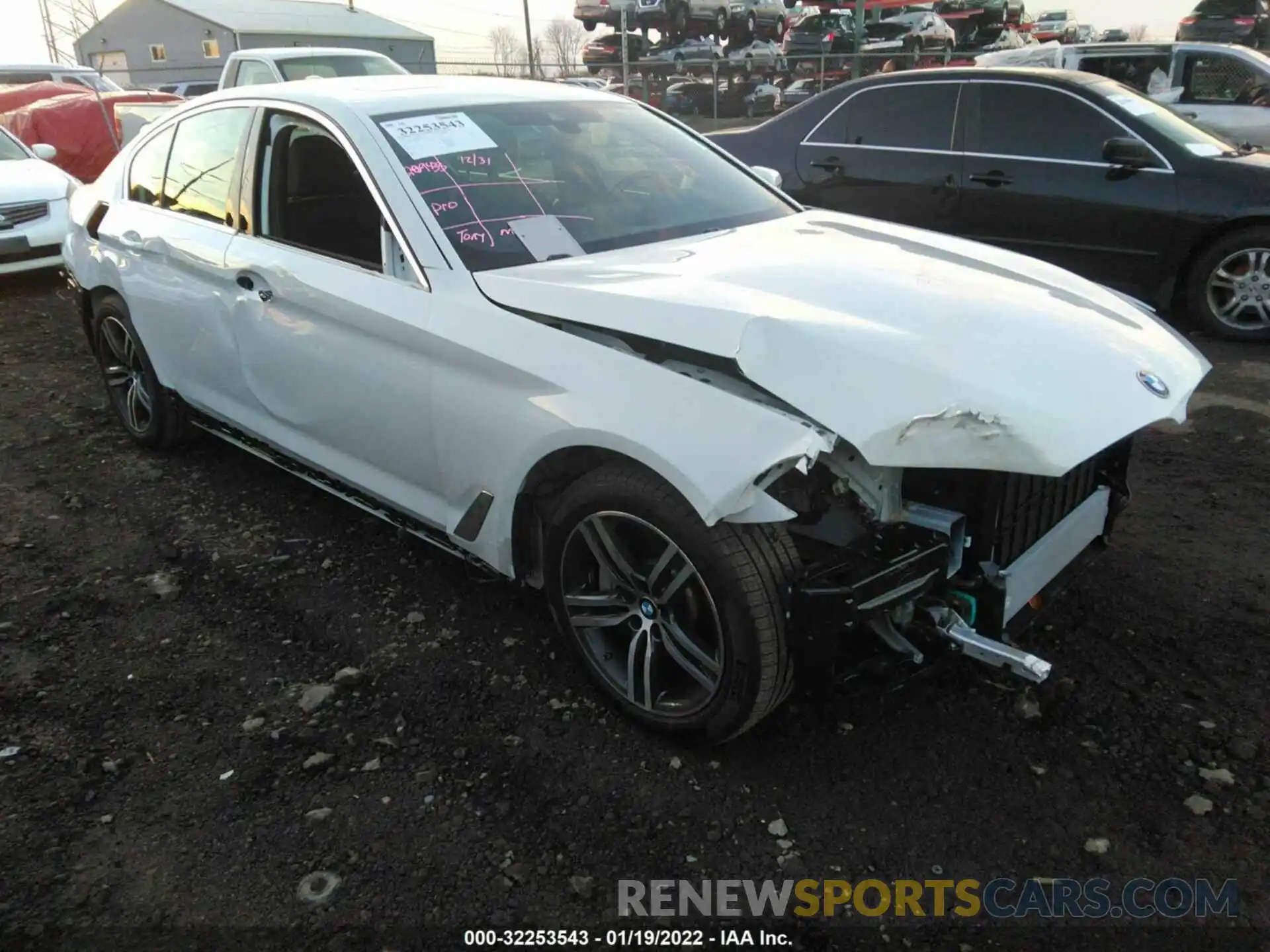 1 Photograph of a damaged car WBA13BJ07MWW99634 BMW 5 SERIES 2021