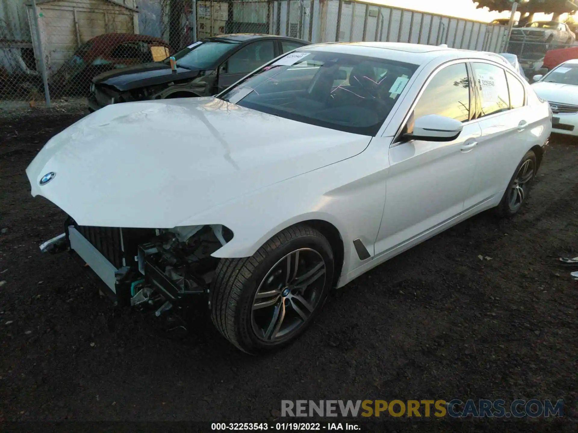 2 Photograph of a damaged car WBA13BJ07MWW99634 BMW 5 SERIES 2021