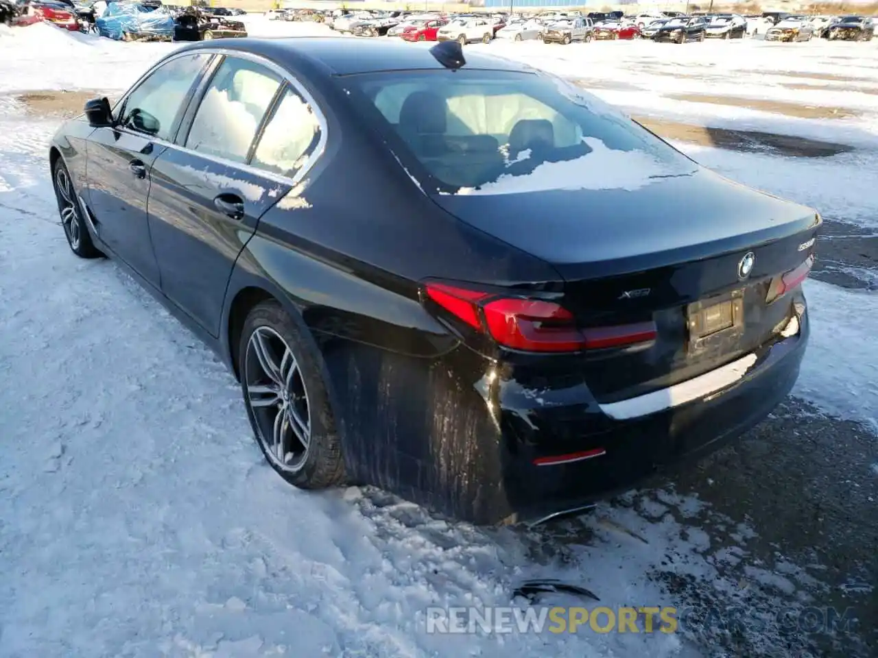 3 Photograph of a damaged car WBA13BJ07MWX03259 BMW 5 SERIES 2021