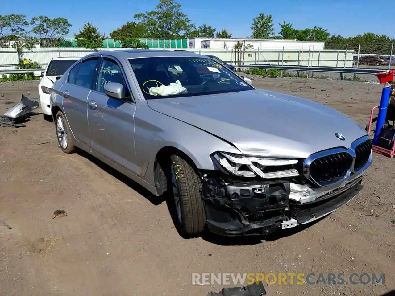 1 Photograph of a damaged car WBA13BJ07MWX35452 BMW 5 SERIES 2021