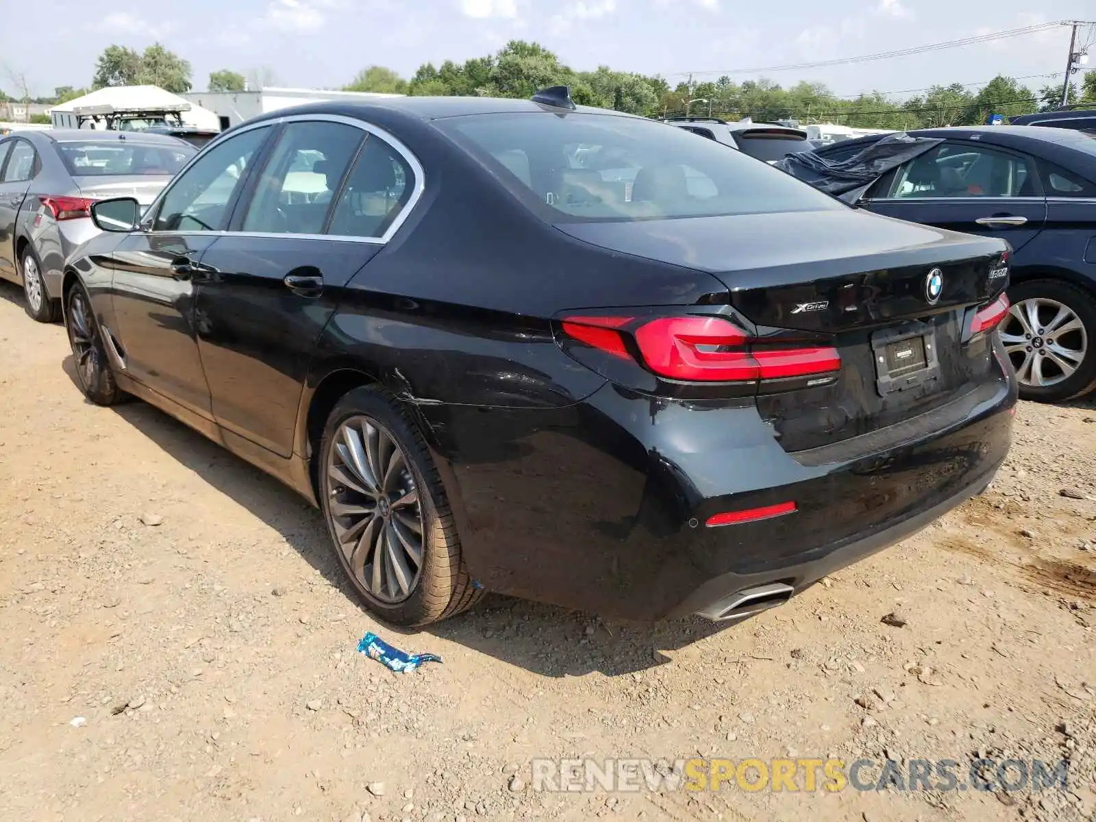 3 Photograph of a damaged car WBA13BJ08MWX17574 BMW 5 SERIES 2021