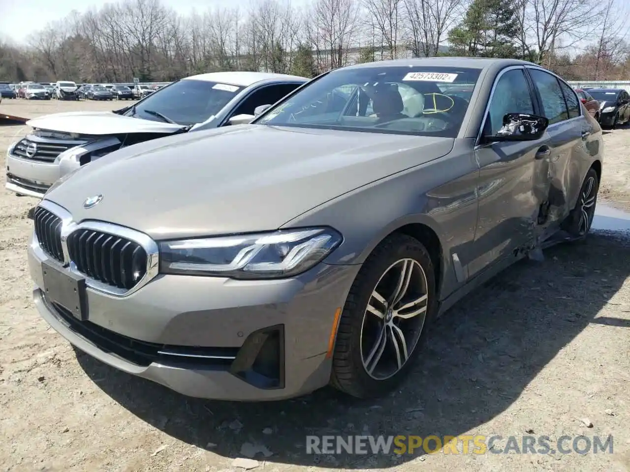 2 Photograph of a damaged car WBA13BJ08MWX24489 BMW 5 SERIES 2021