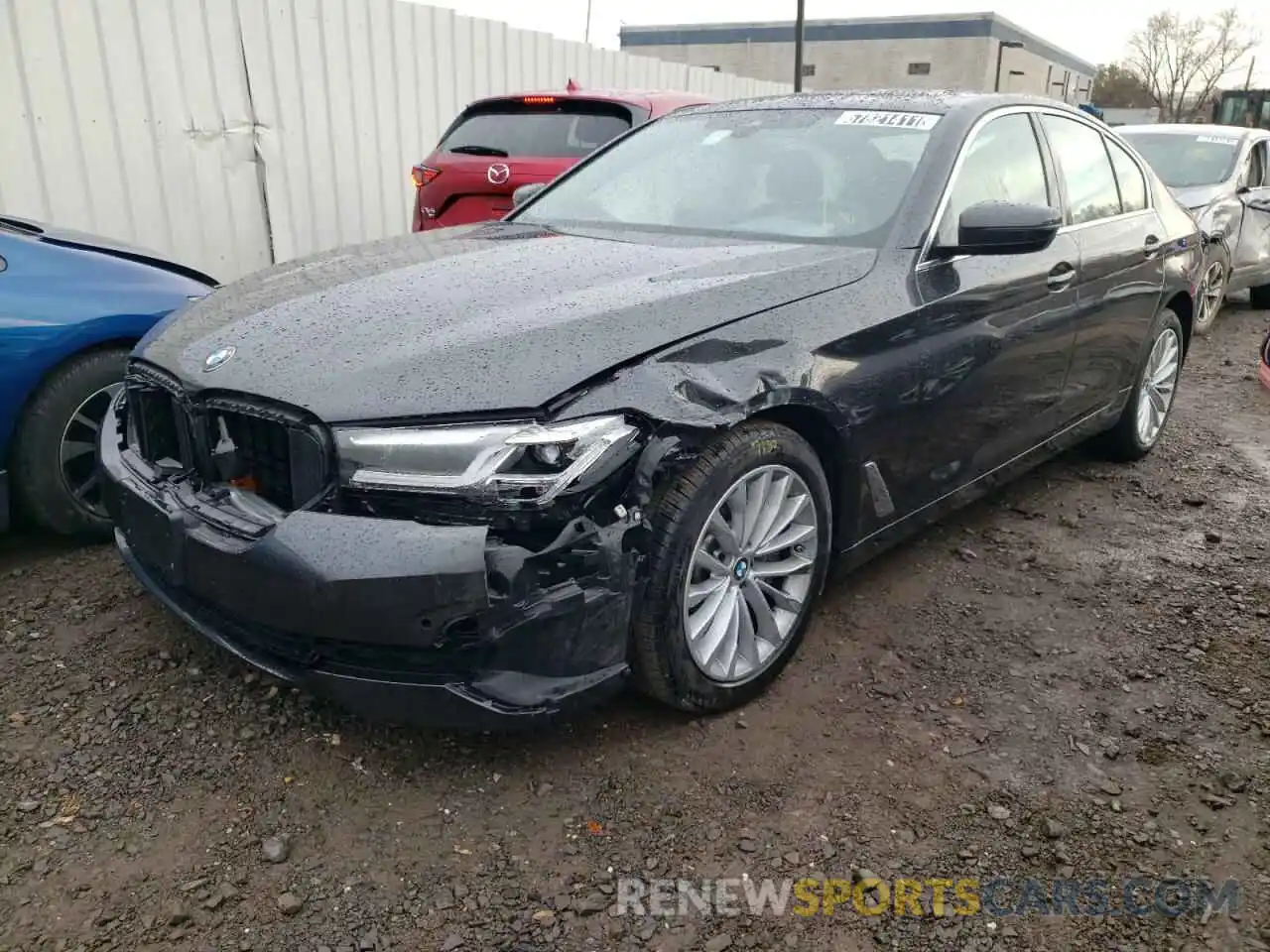 2 Photograph of a damaged car WBA13BJ08MWX31457 BMW 5 SERIES 2021