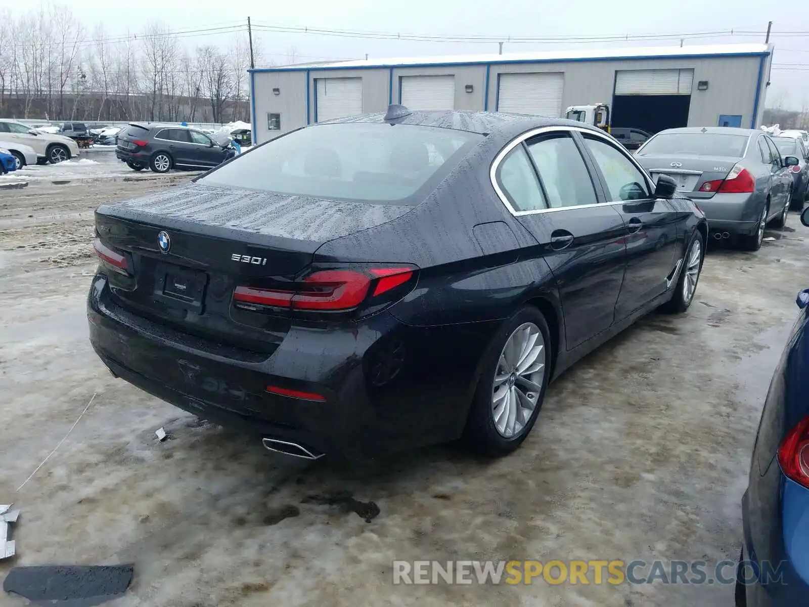 4 Photograph of a damaged car WBA13BJ09MCF90533 BMW 5 SERIES 2021