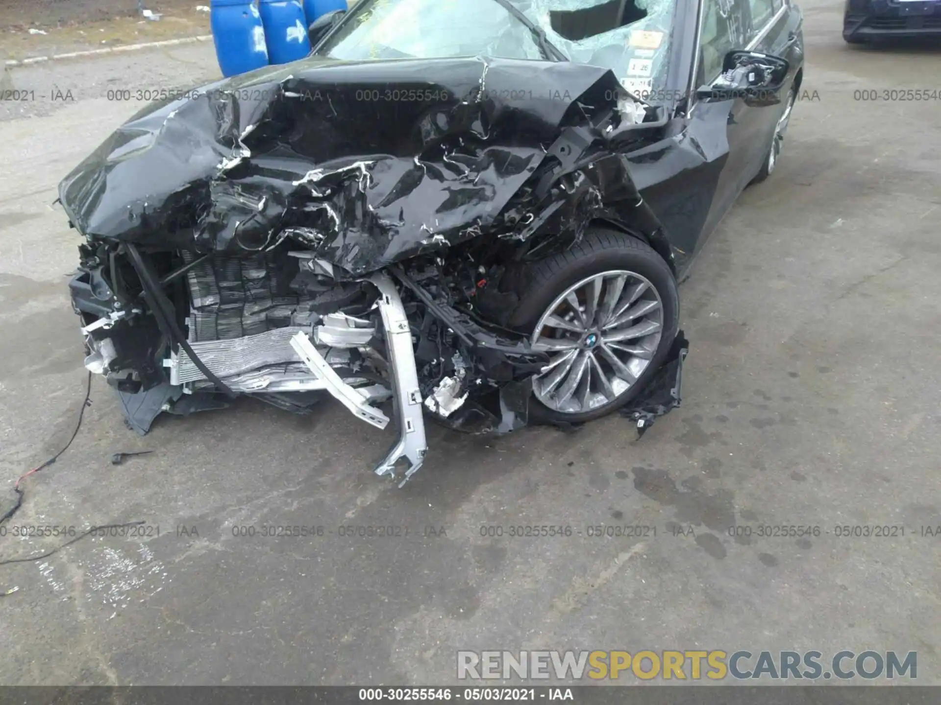 6 Photograph of a damaged car WBA13BJ09MCF96090 BMW 5 SERIES 2021