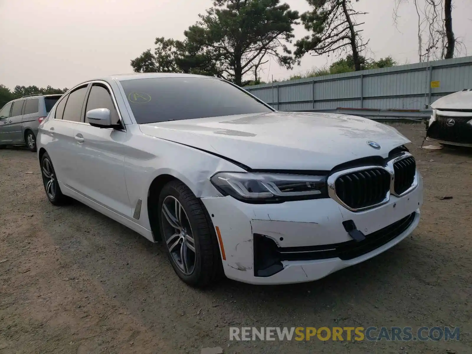 1 Photograph of a damaged car WBA13BJ09MCF99698 BMW 5 SERIES 2021