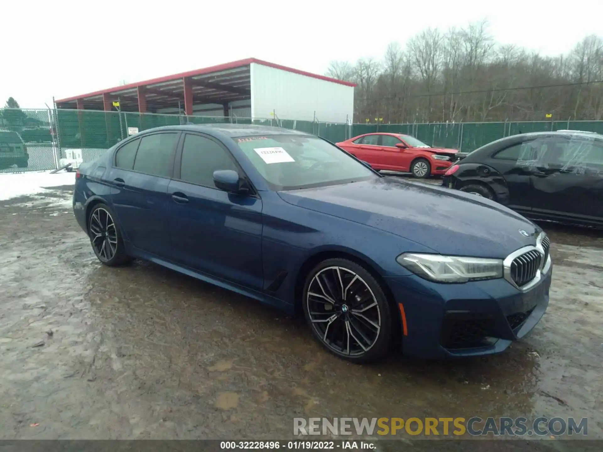 1 Photograph of a damaged car WBA13BJ09MWW90739 BMW 5 SERIES 2021