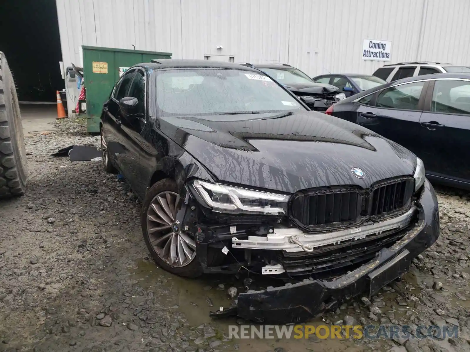 1 Photograph of a damaged car WBA13BJ09MWW91499 BMW 5 SERIES 2021