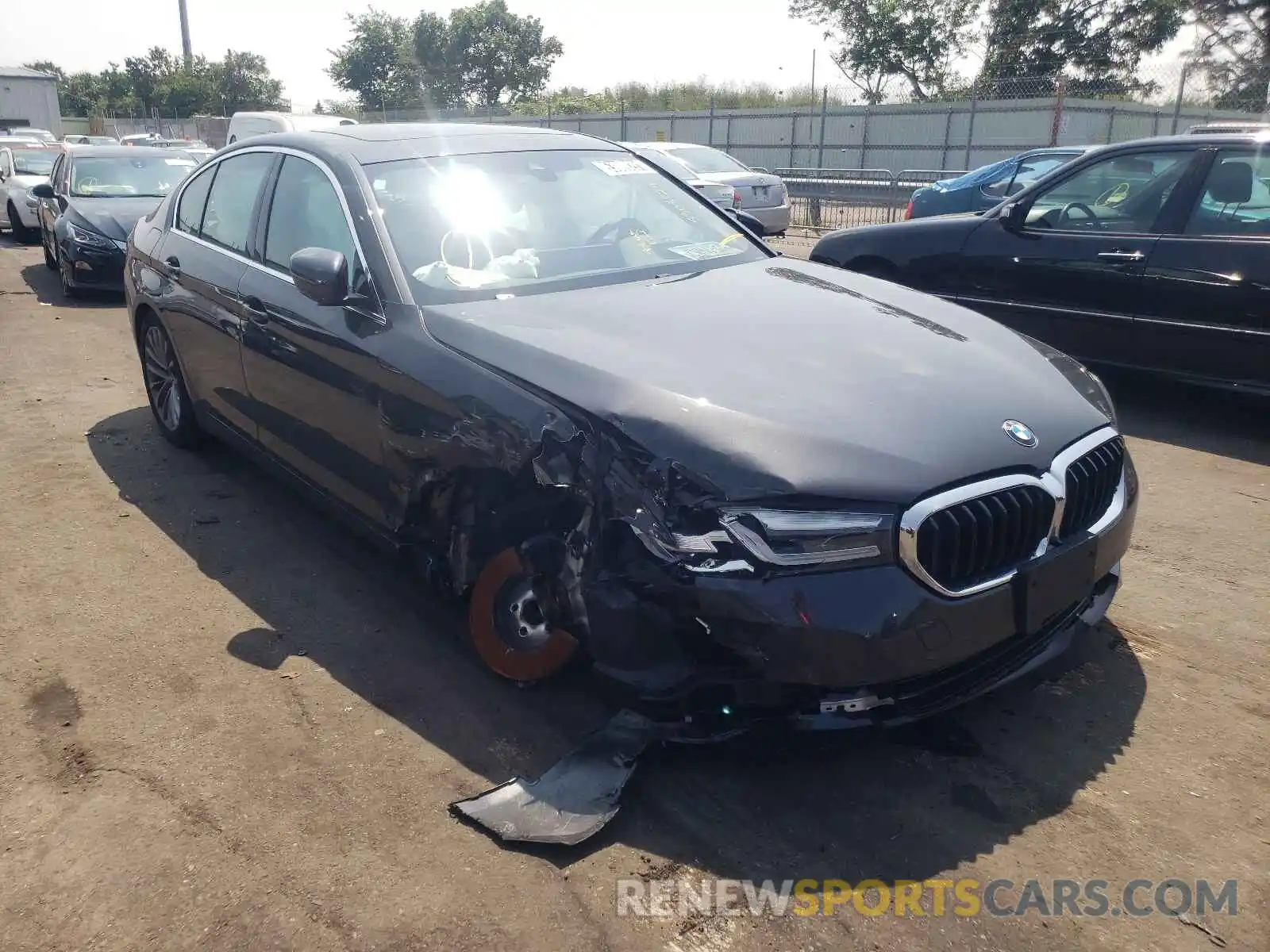 1 Photograph of a damaged car WBA13BJ0XMCG84551 BMW 5 SERIES 2021