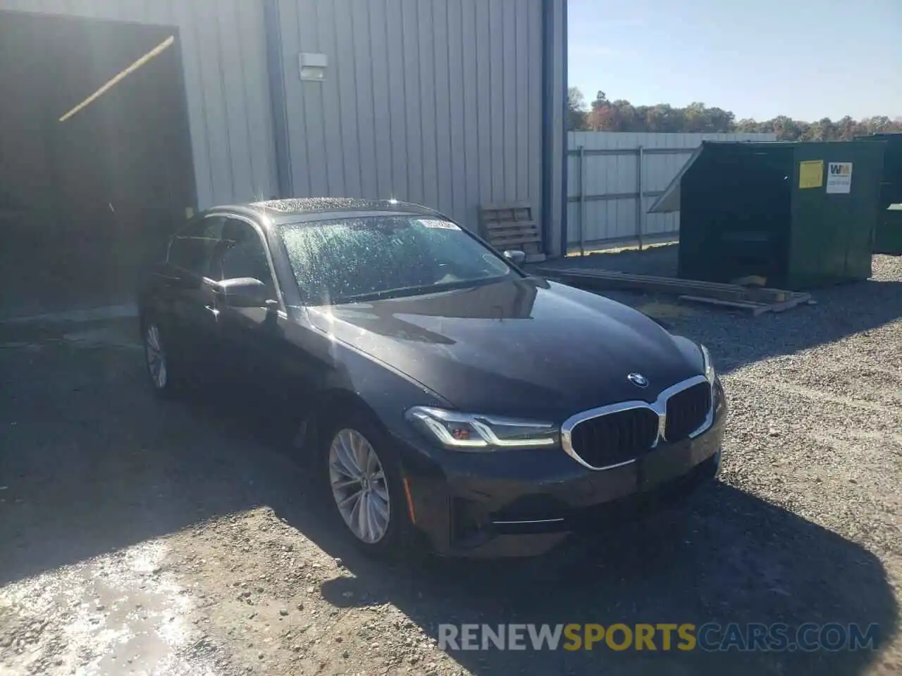 1 Photograph of a damaged car WBA13BJ0XMCH14941 BMW 5 SERIES 2021