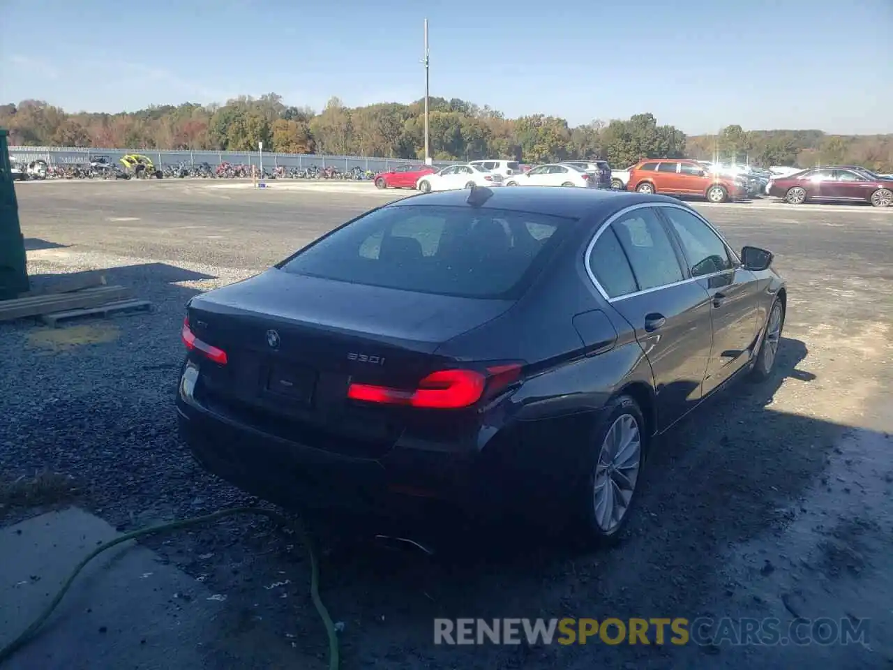 4 Photograph of a damaged car WBA13BJ0XMCH14941 BMW 5 SERIES 2021