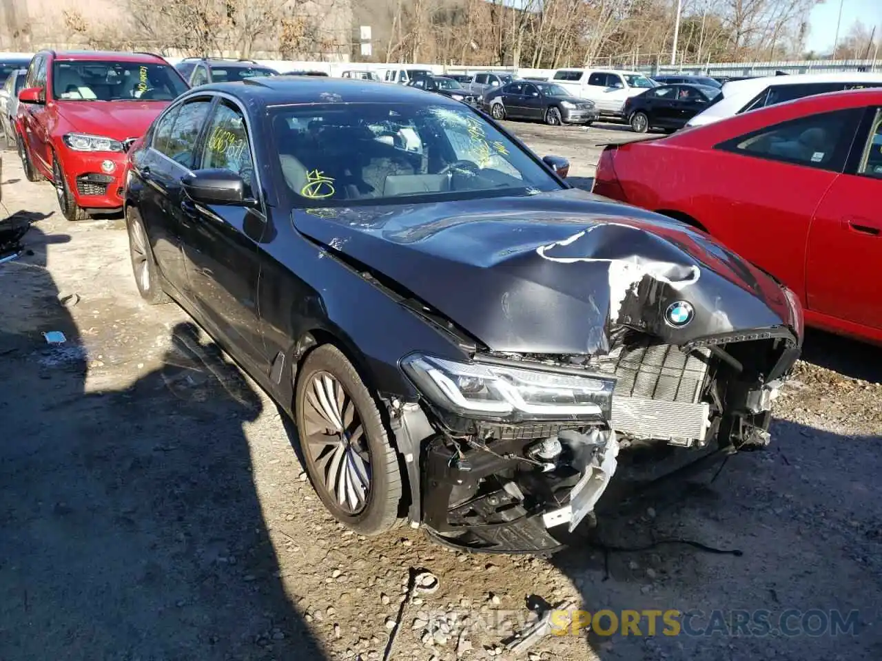 1 Photograph of a damaged car WBA13BJ0XMCH17497 BMW 5 SERIES 2021