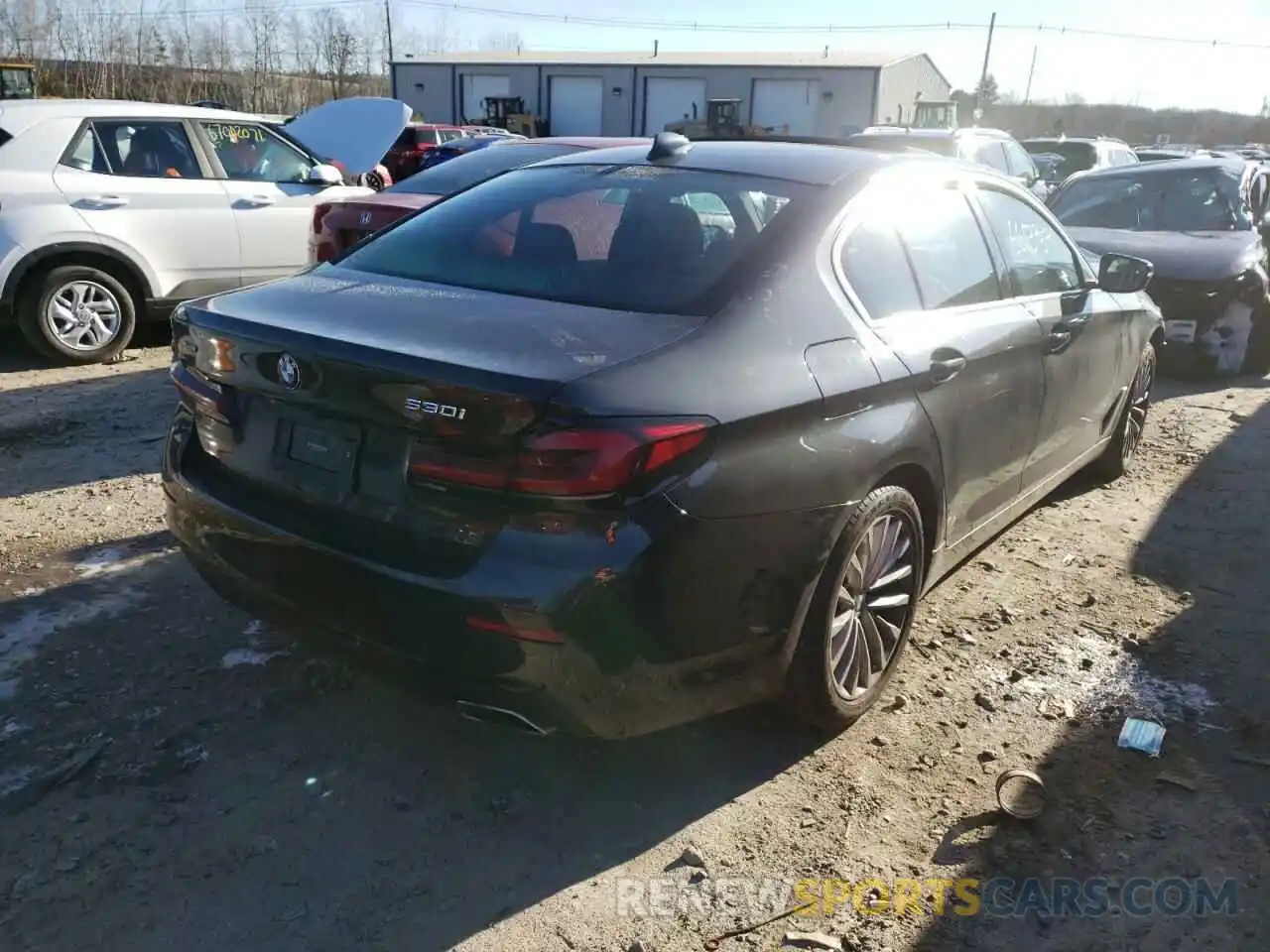 4 Photograph of a damaged car WBA13BJ0XMCH17497 BMW 5 SERIES 2021