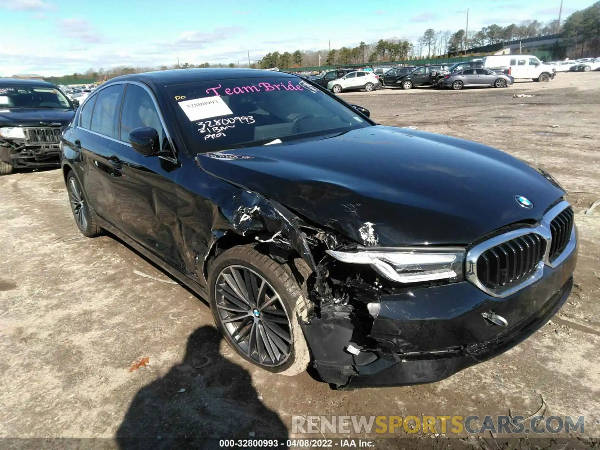 6 Photograph of a damaged car WBA13BJ0XMWW94265 BMW 5 SERIES 2021