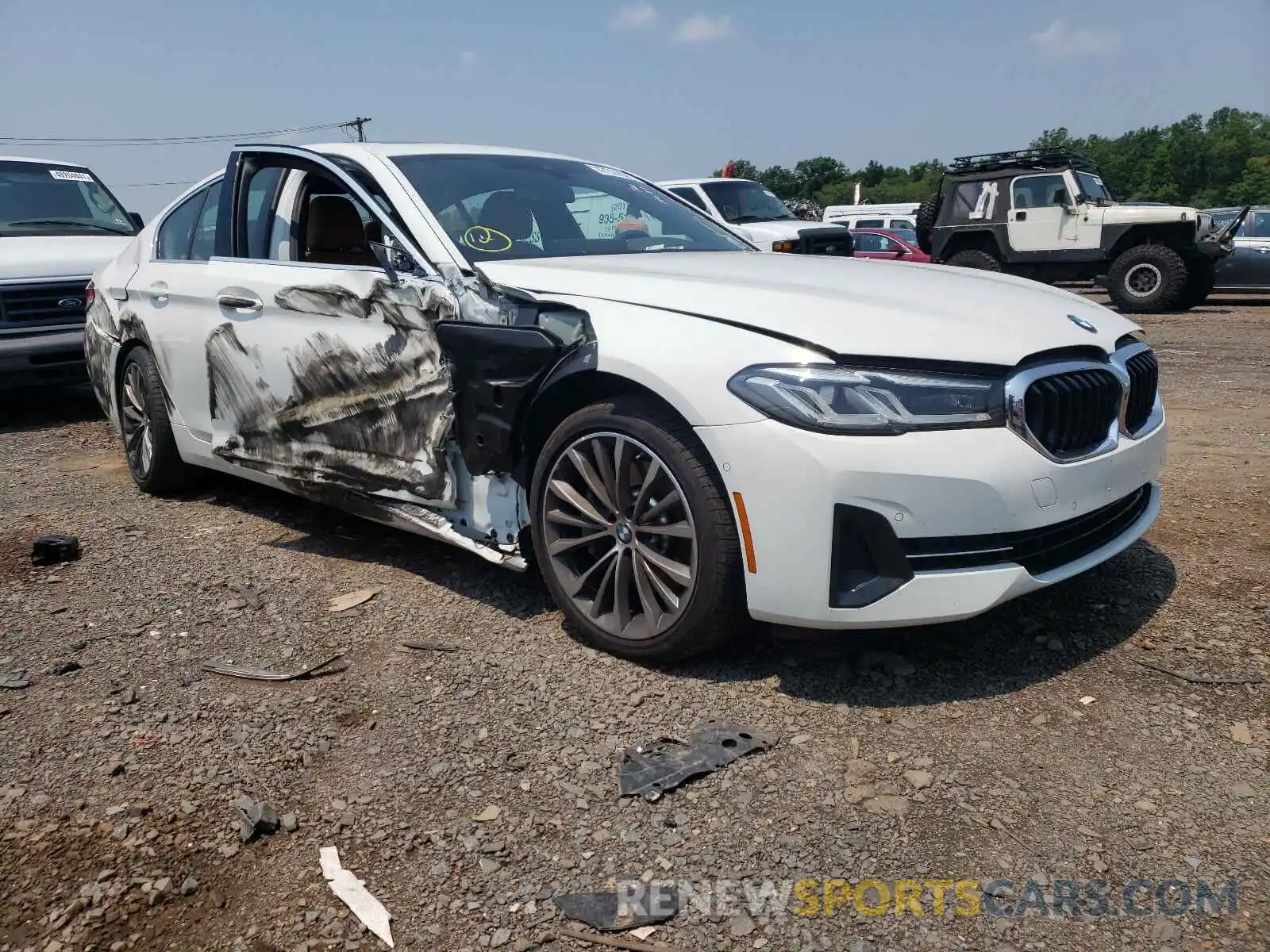 1 Photograph of a damaged car WBA13BJ0XMWW96517 BMW 5 SERIES 2021