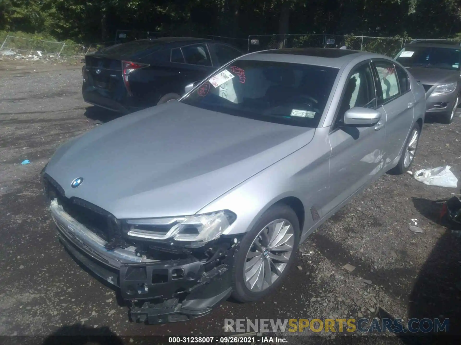 2 Photograph of a damaged car WBA13BJ0XMWX13266 BMW 5 SERIES 2021