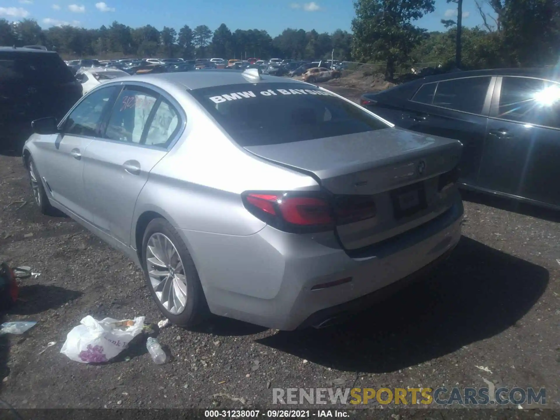 3 Photograph of a damaged car WBA13BJ0XMWX13266 BMW 5 SERIES 2021