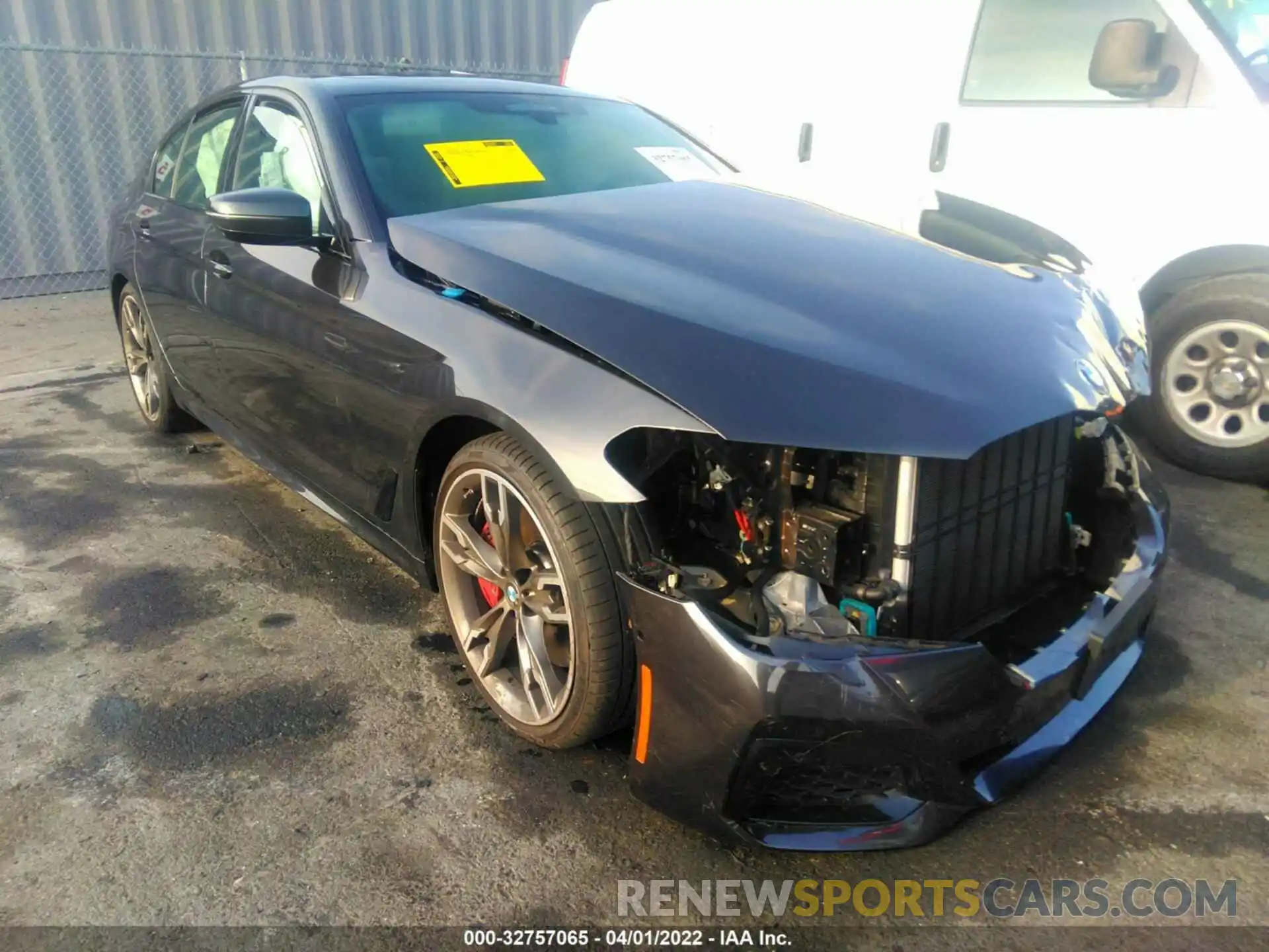 1 Photograph of a damaged car WBA13BK00MCF22703 BMW 5 SERIES 2021