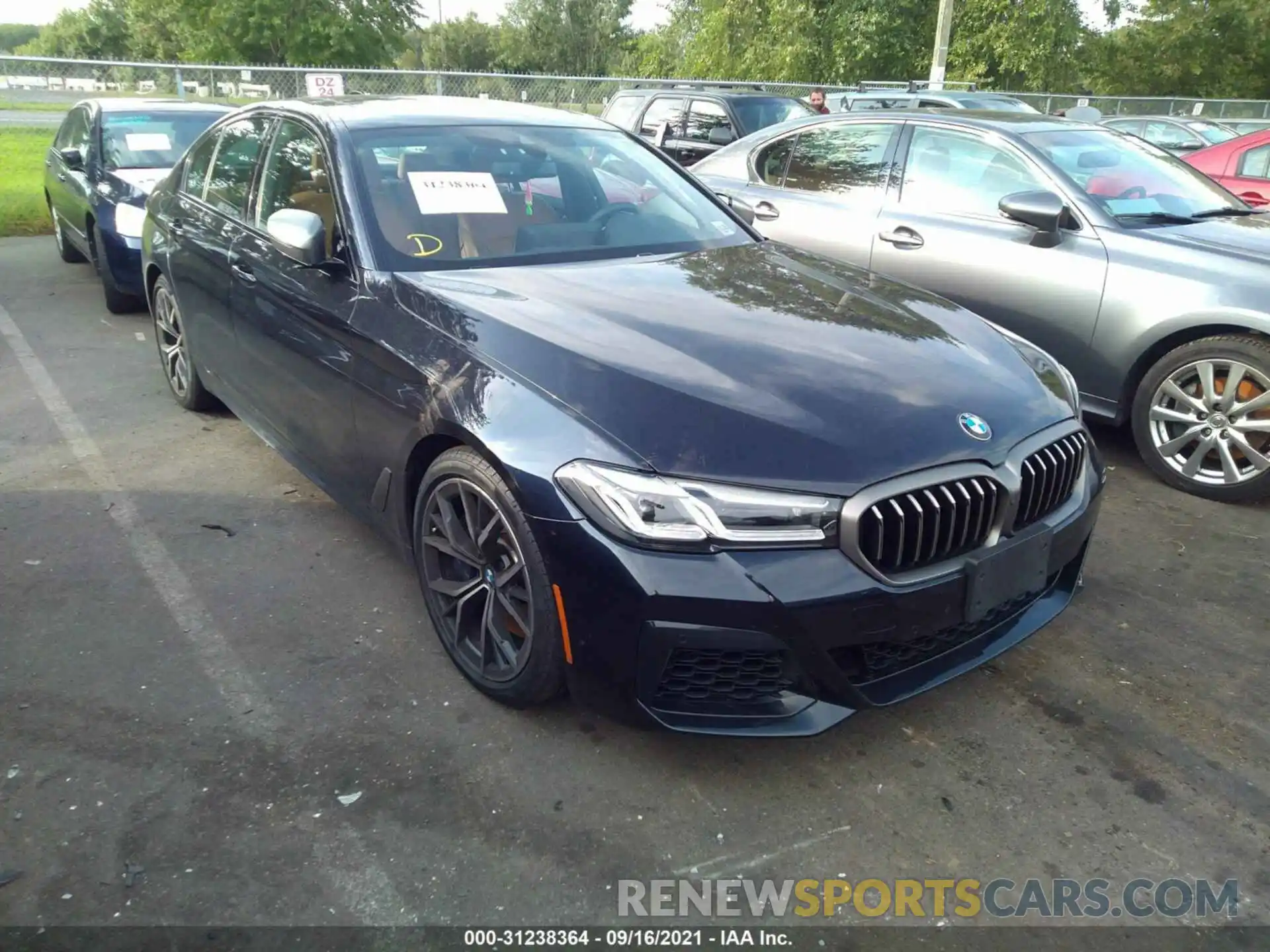 1 Photograph of a damaged car WBA13BK01MCF44757 BMW 5 SERIES 2021