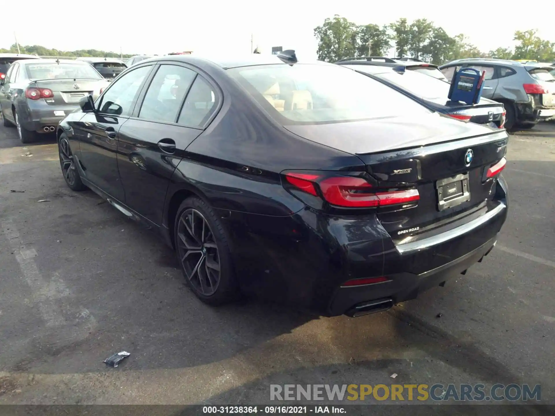 3 Photograph of a damaged car WBA13BK01MCF44757 BMW 5 SERIES 2021