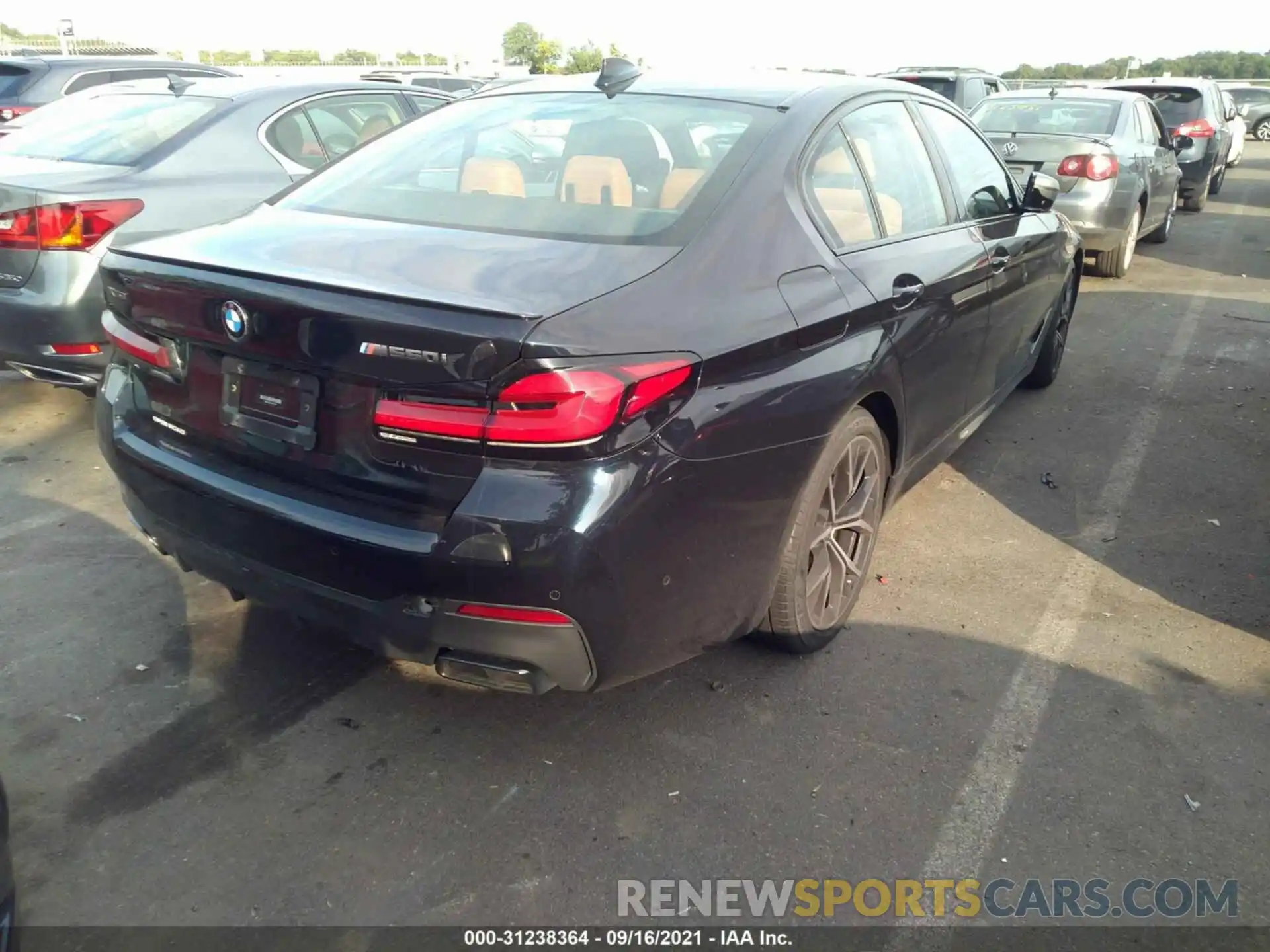 4 Photograph of a damaged car WBA13BK01MCF44757 BMW 5 SERIES 2021