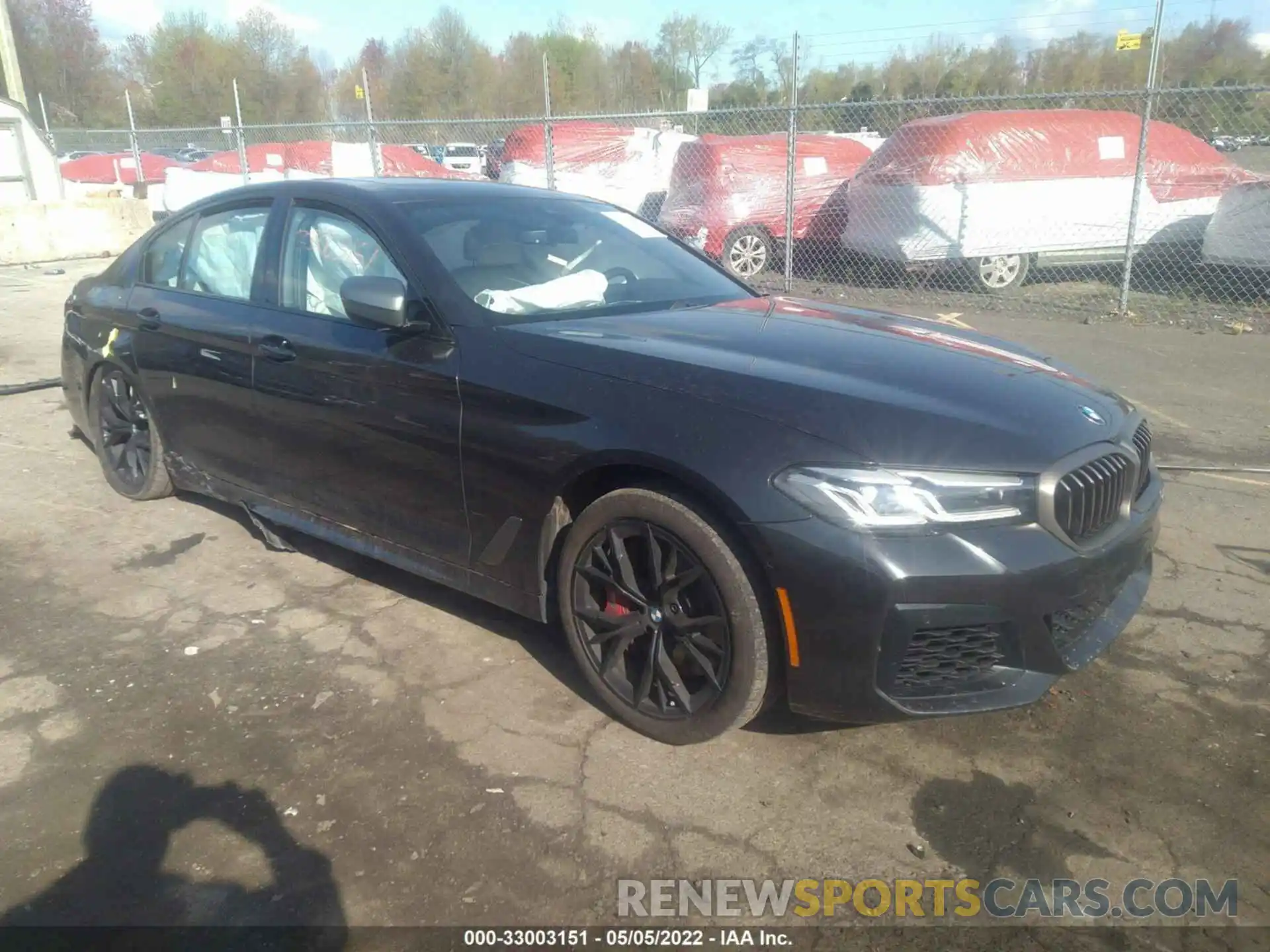 1 Photograph of a damaged car WBA13BK02MCH28394 BMW 5 SERIES 2021