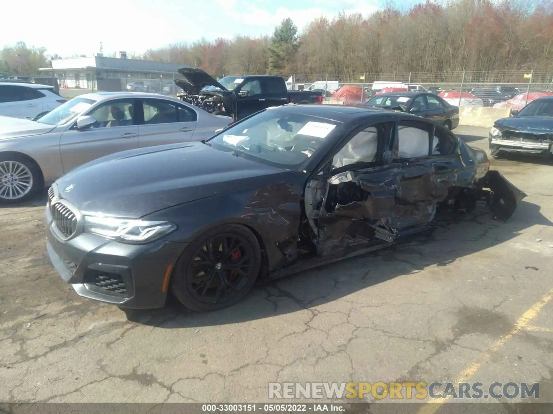 2 Photograph of a damaged car WBA13BK02MCH28394 BMW 5 SERIES 2021