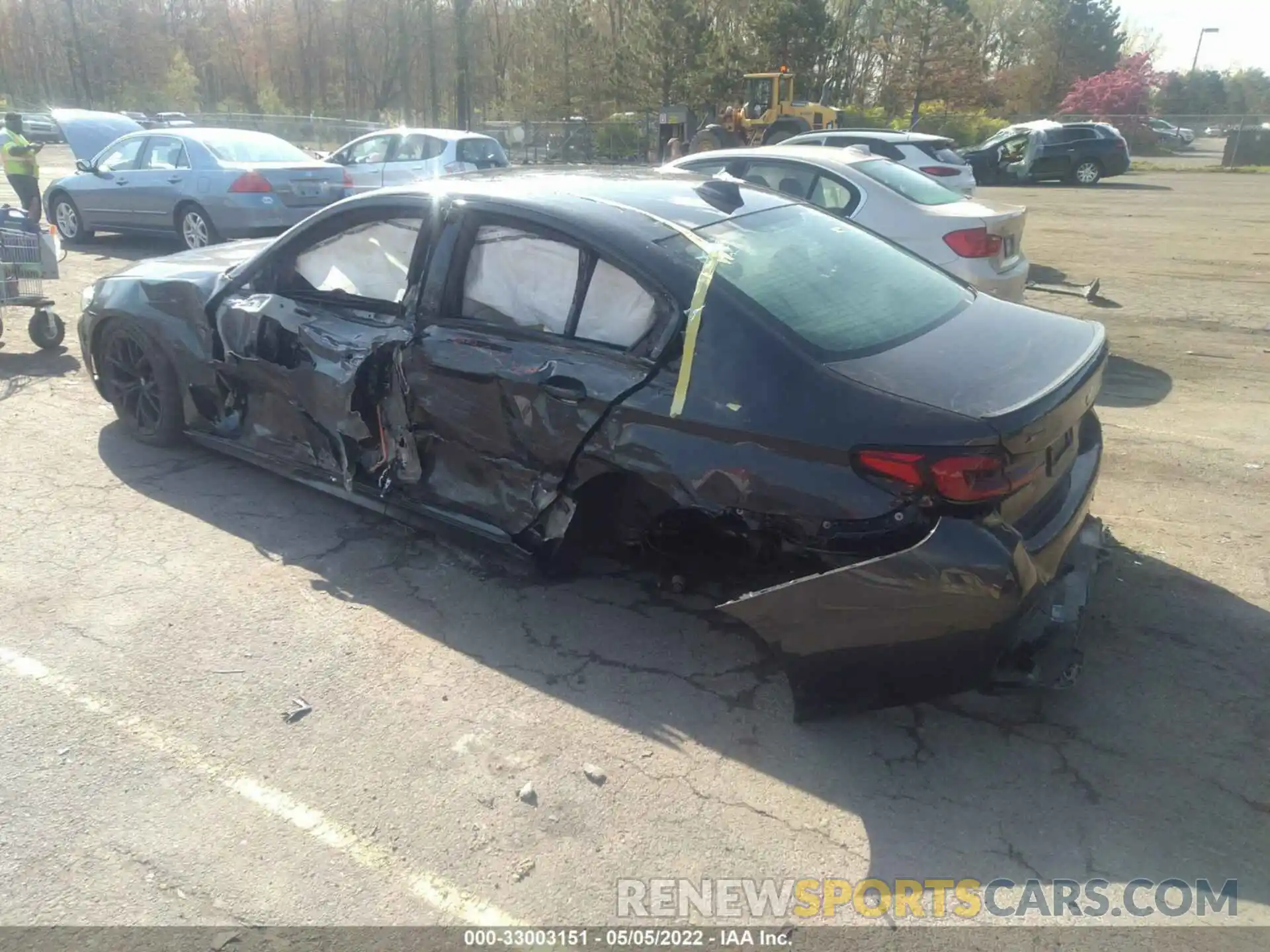 3 Photograph of a damaged car WBA13BK02MCH28394 BMW 5 SERIES 2021