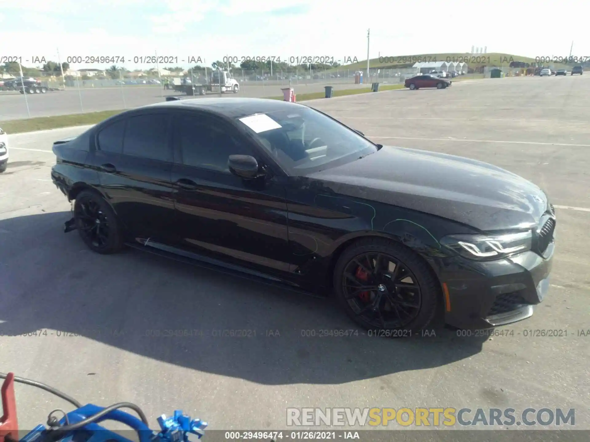 1 Photograph of a damaged car WBA13BK03MCF94639 BMW 5 SERIES 2021