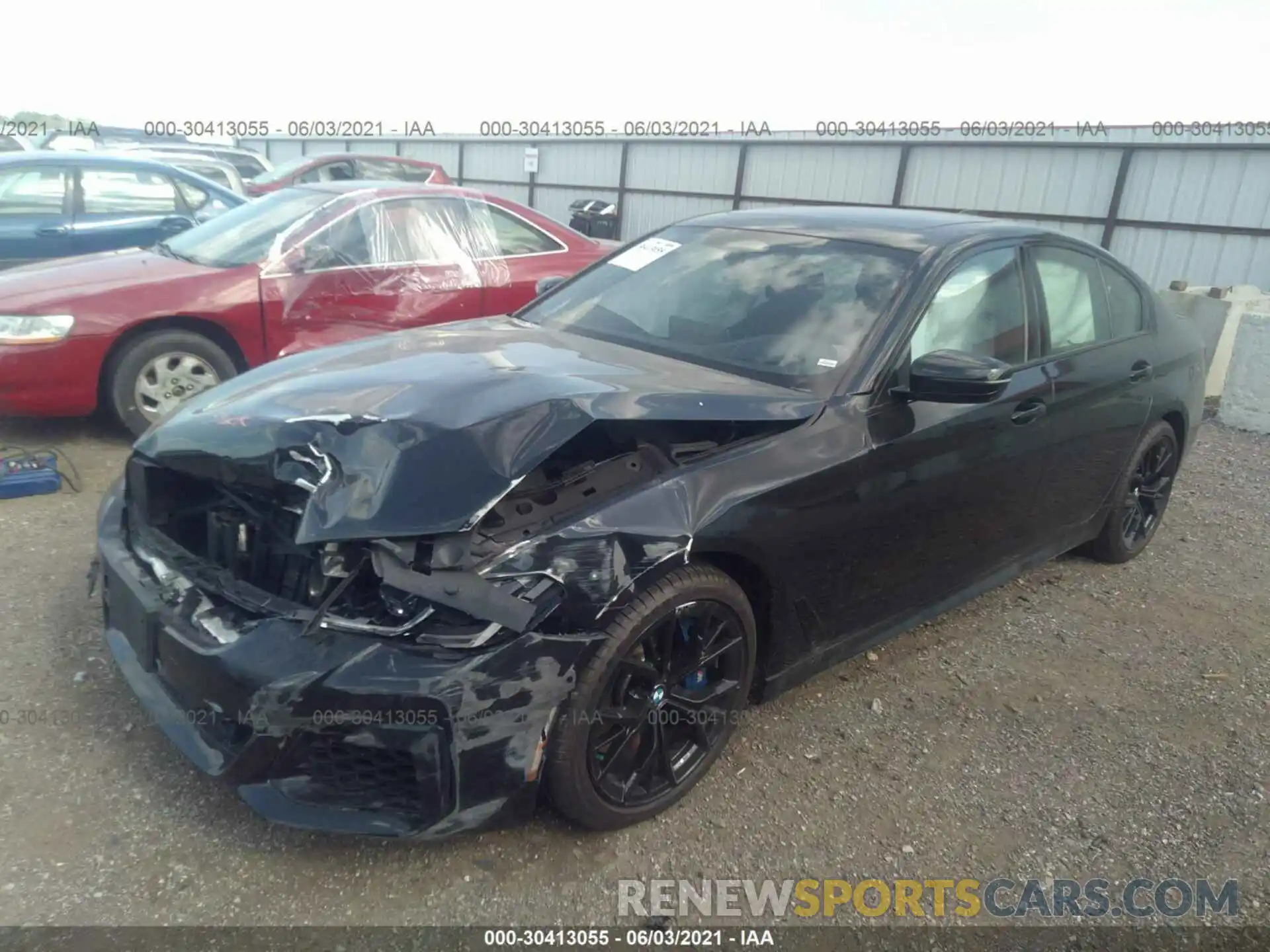 2 Photograph of a damaged car WBA13BK04MCF30948 BMW 5 SERIES 2021