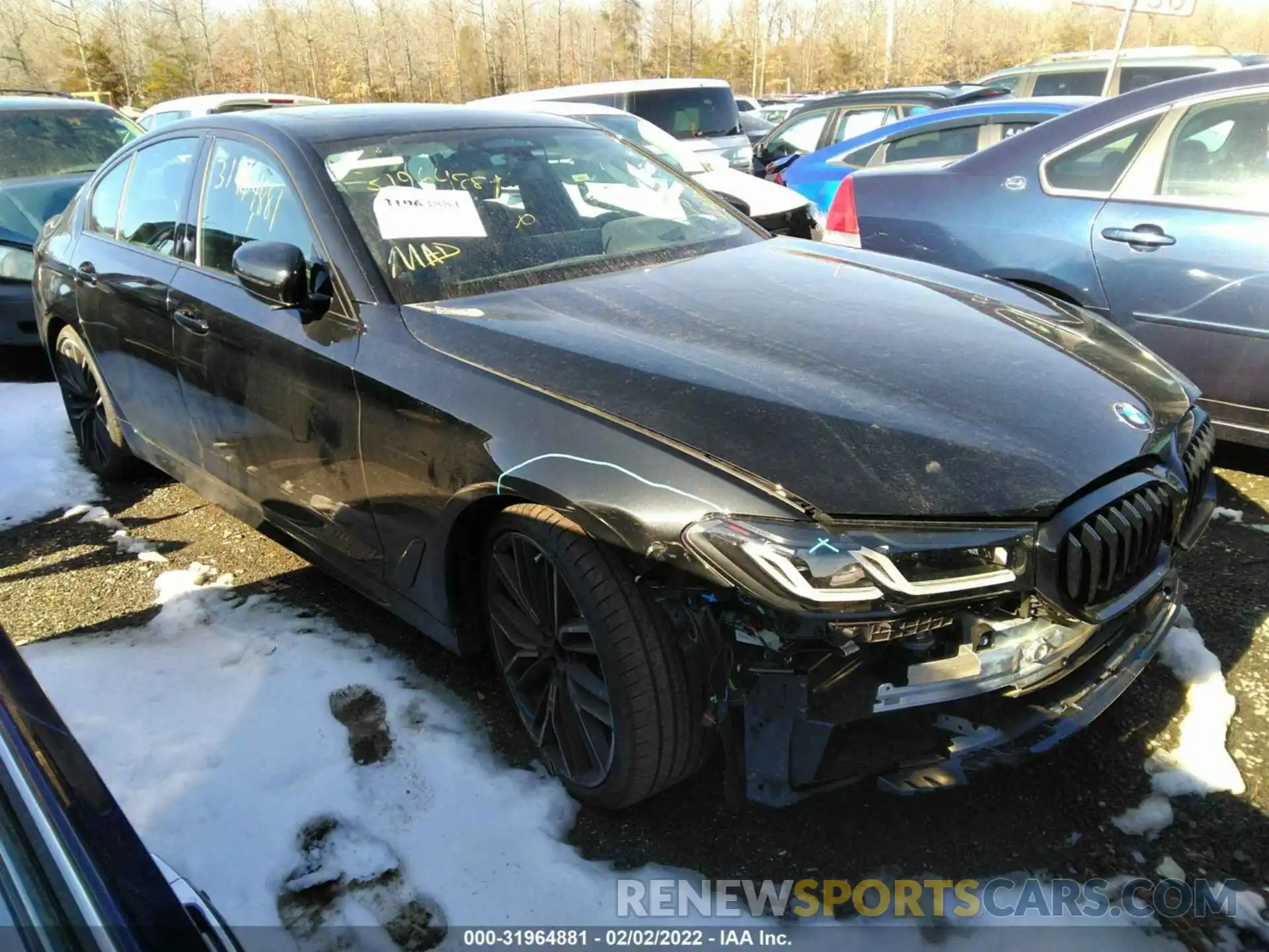 1 Photograph of a damaged car WBA13BK05MCH53127 BMW 5 SERIES 2021