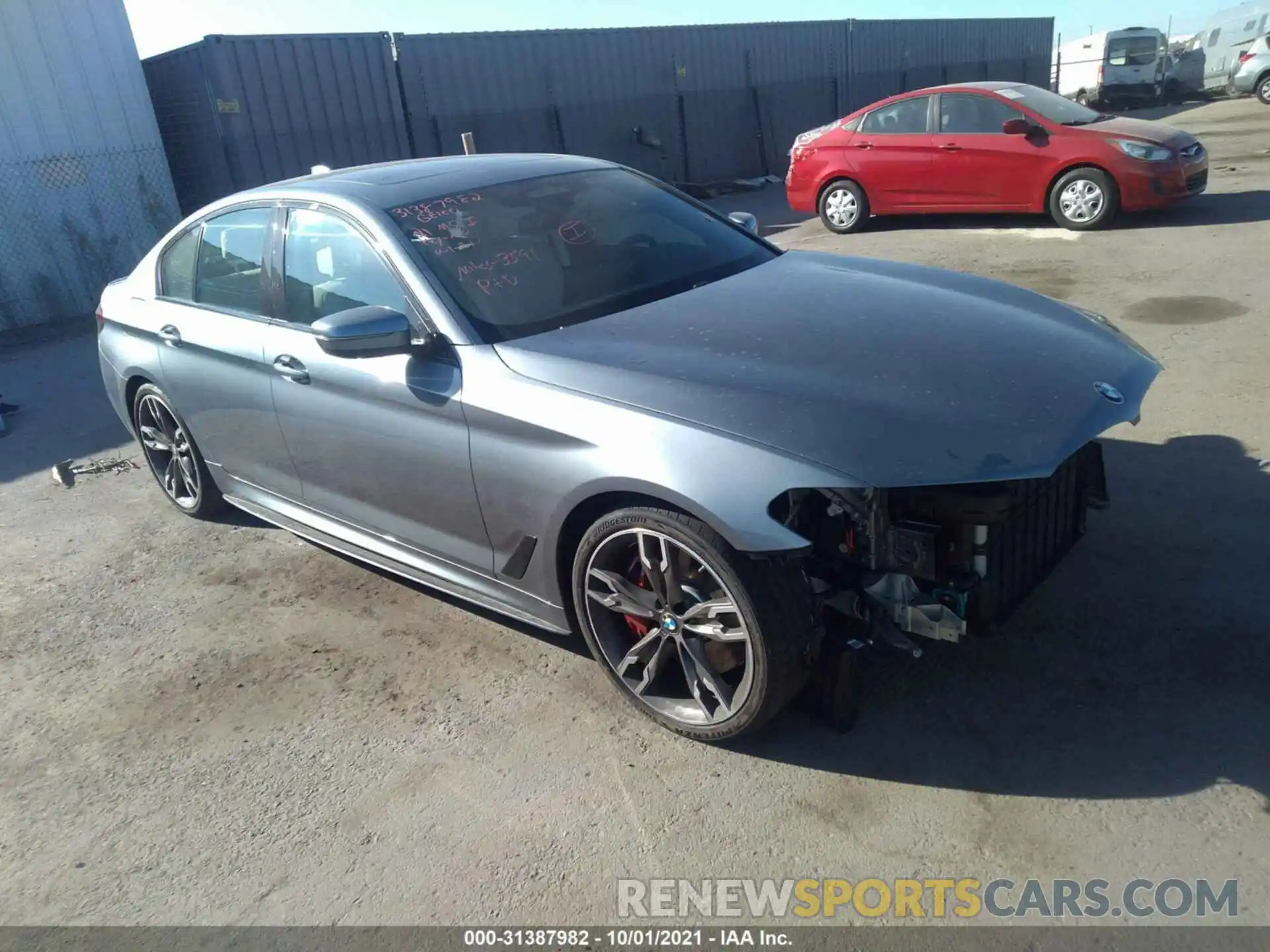 1 Photograph of a damaged car WBA13BK0XMCF89857 BMW 5 SERIES 2021