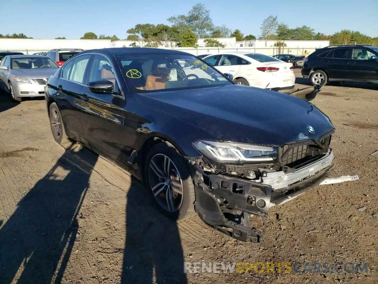 1 Photograph of a damaged car WBA33AG02MCF95714 BMW 5 SERIES 2021