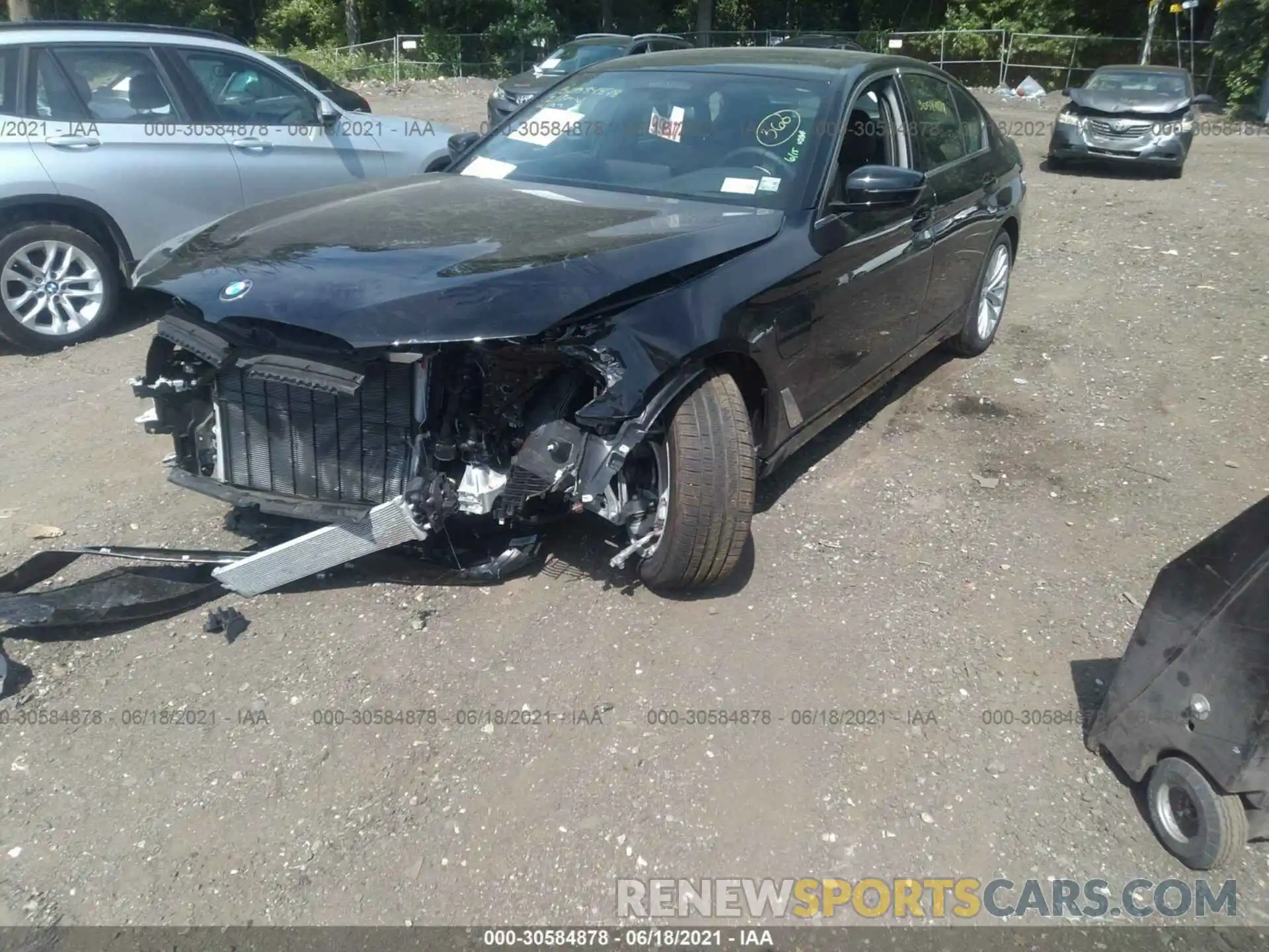 6 Photograph of a damaged car WBA33AG07MCH01431 BMW 5 SERIES 2021