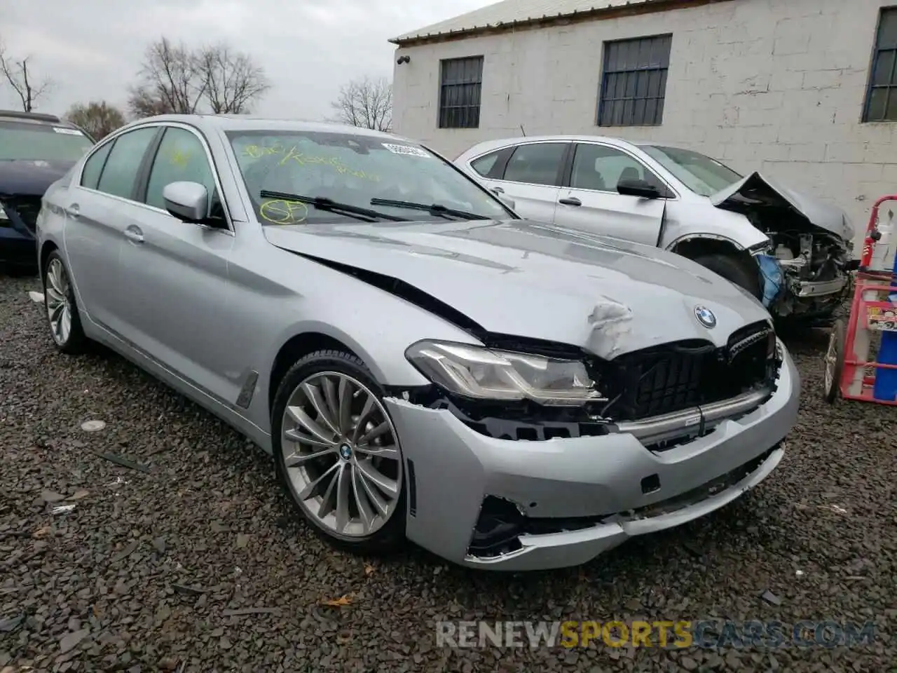 1 Photograph of a damaged car WBA33AG08MCF38269 BMW 5 SERIES 2021