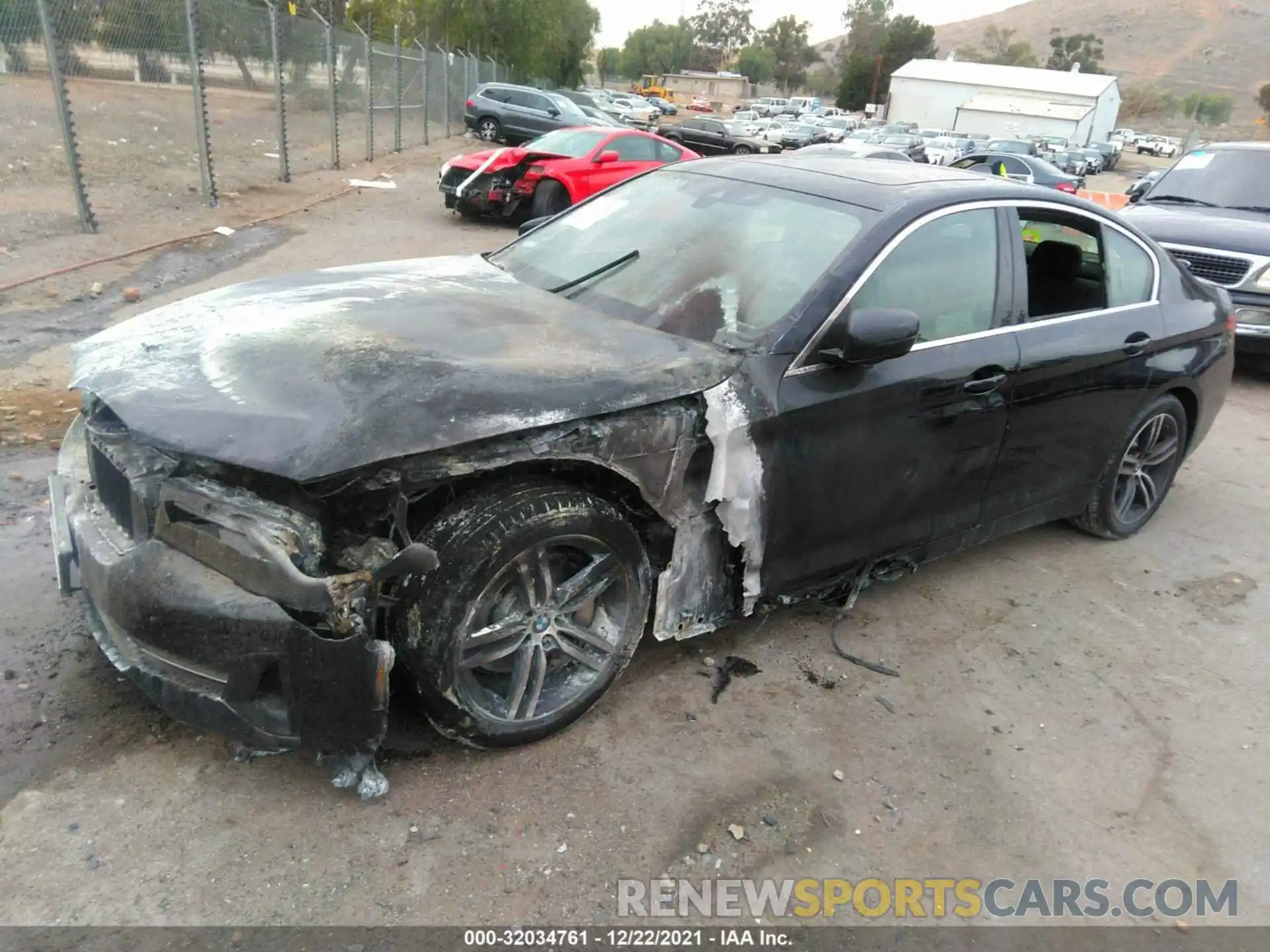 2 Photograph of a damaged car WBA53BH00MWW96551 BMW 5 SERIES 2021