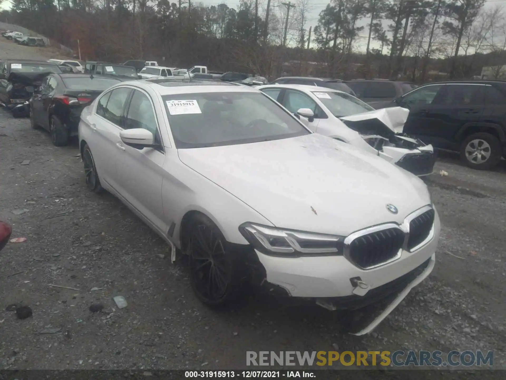 1 Photograph of a damaged car WBA53BH00MWX16488 BMW 5 SERIES 2021