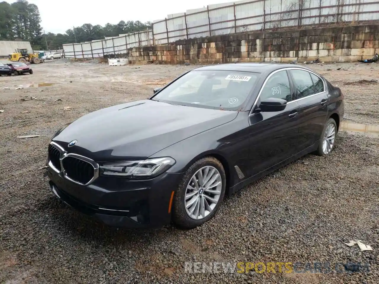 2 Photograph of a damaged car WBA53BH00MWX35817 BMW 5 SERIES 2021