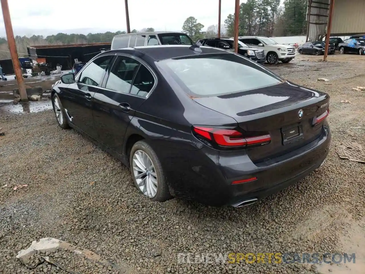 3 Photograph of a damaged car WBA53BH00MWX35817 BMW 5 SERIES 2021