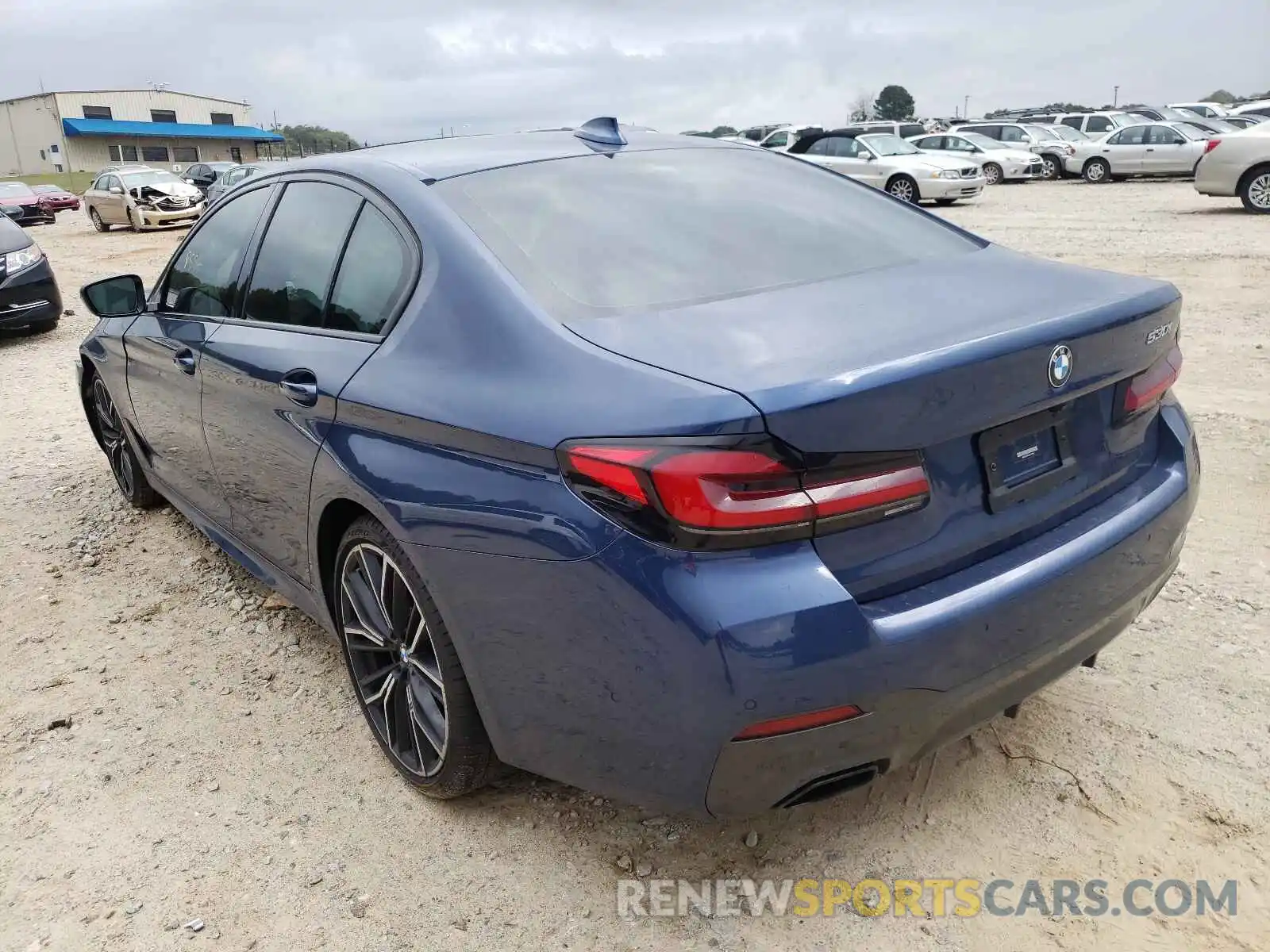 3 Photograph of a damaged car WBA53BH01MCF22024 BMW 5 SERIES 2021